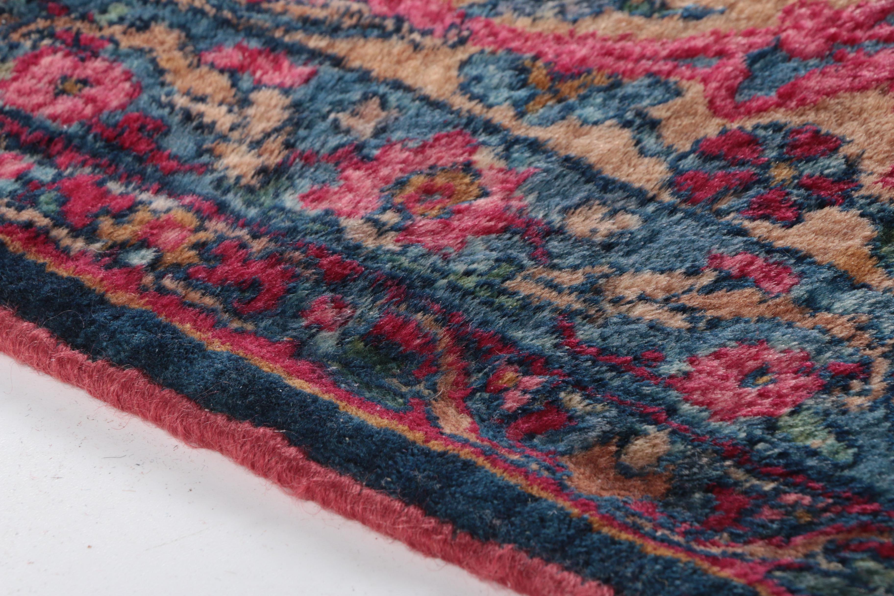 Large Antique Hand-Knotted Persian Area Rug