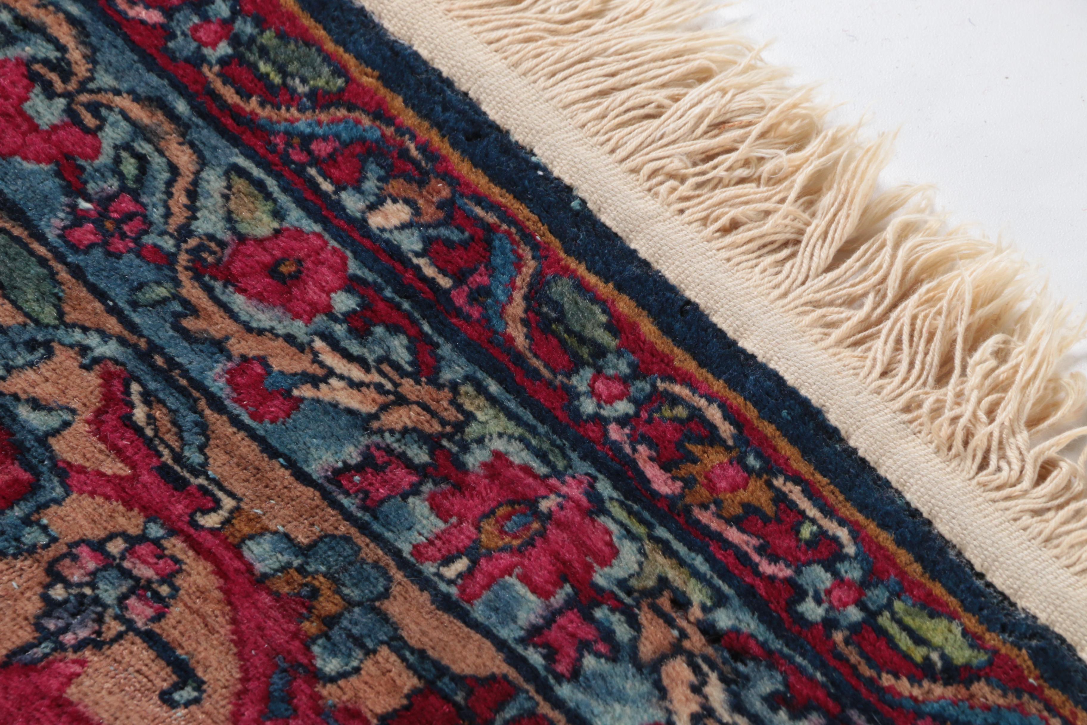 Large Antique Hand-Knotted Persian Area Rug