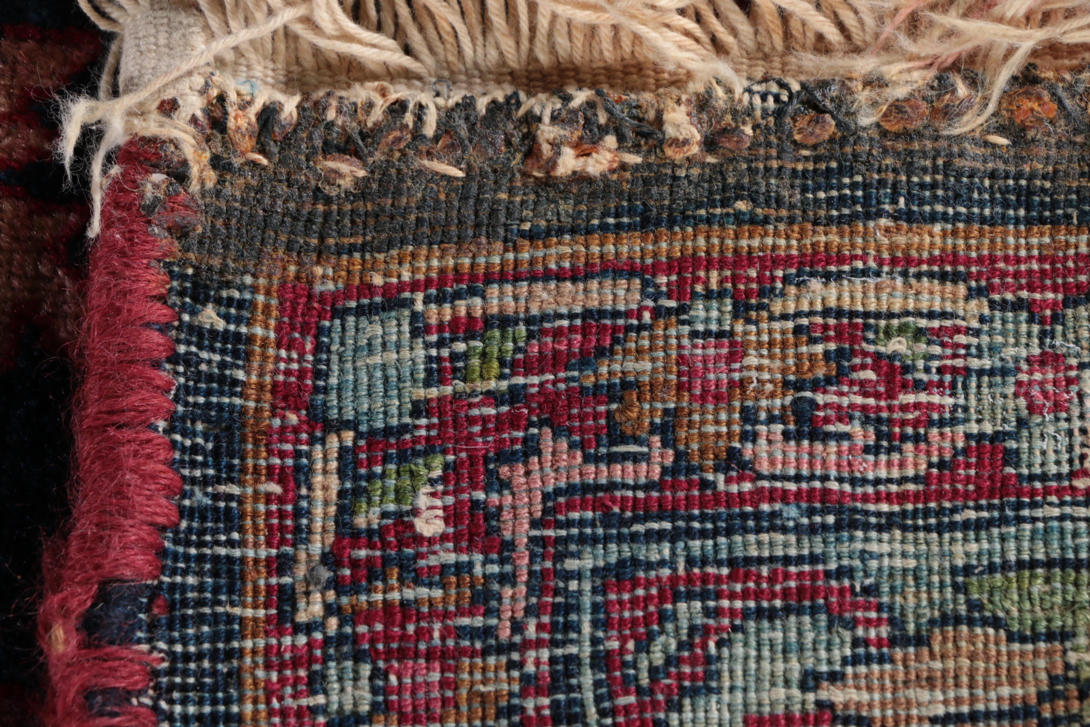 Large Antique Hand-Knotted Persian Area Rug