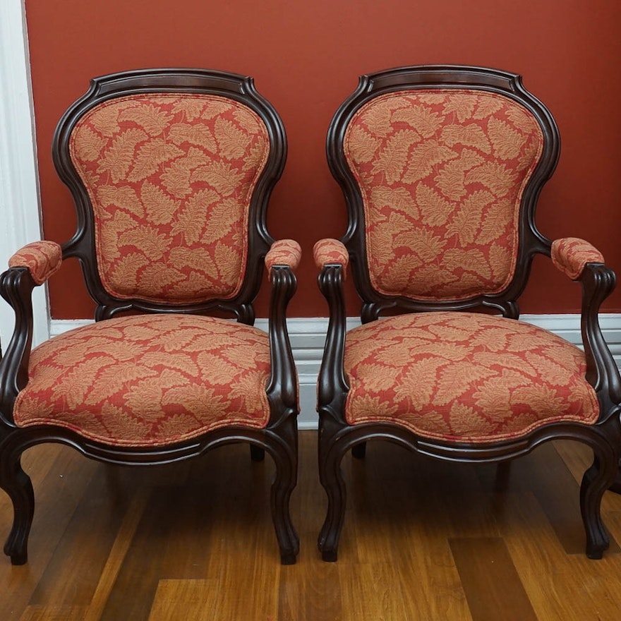 Pair of Victorian Style Armchairs