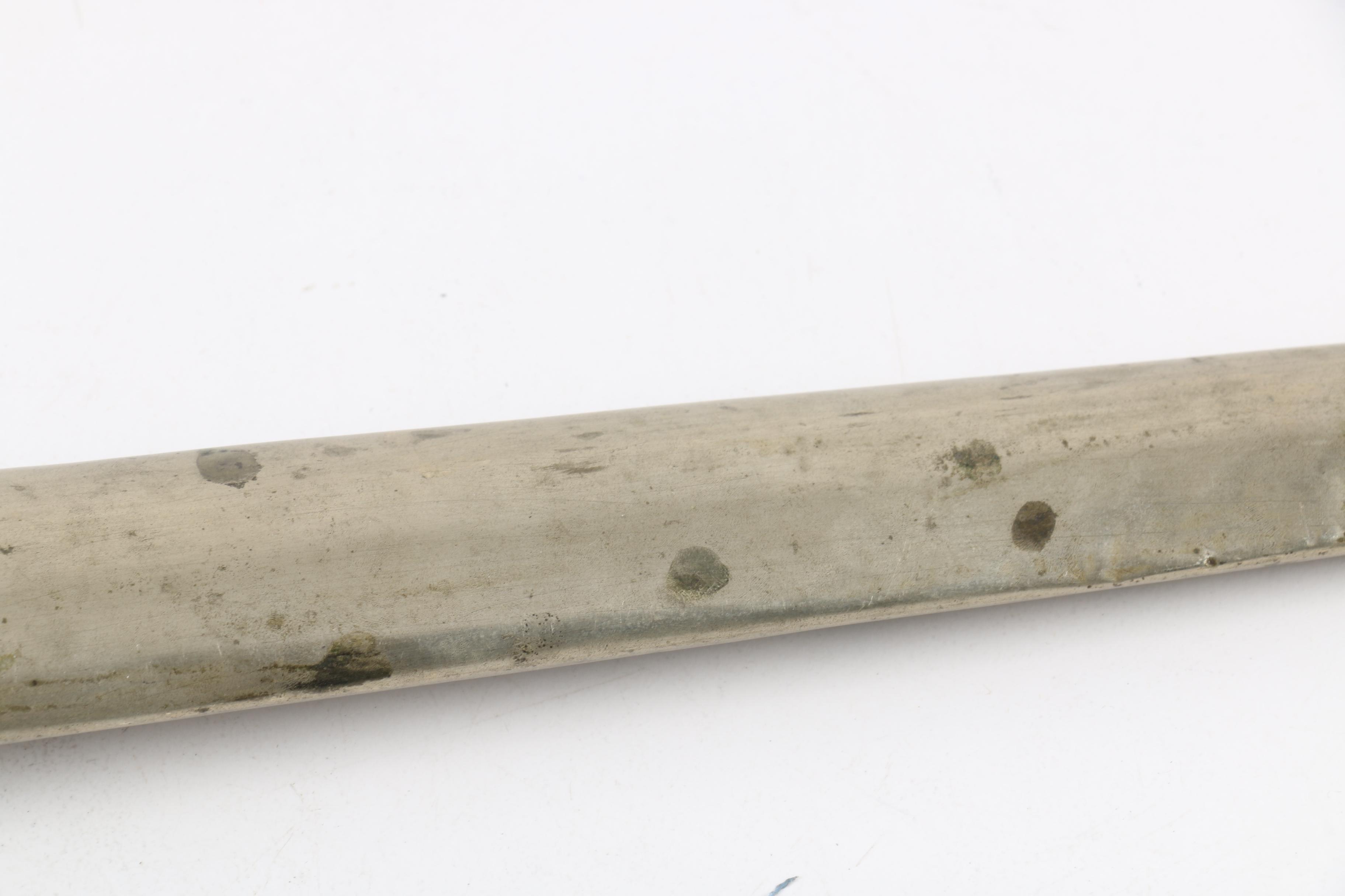 Indonesian Kris Dagger with Hand-Carved Scabbard