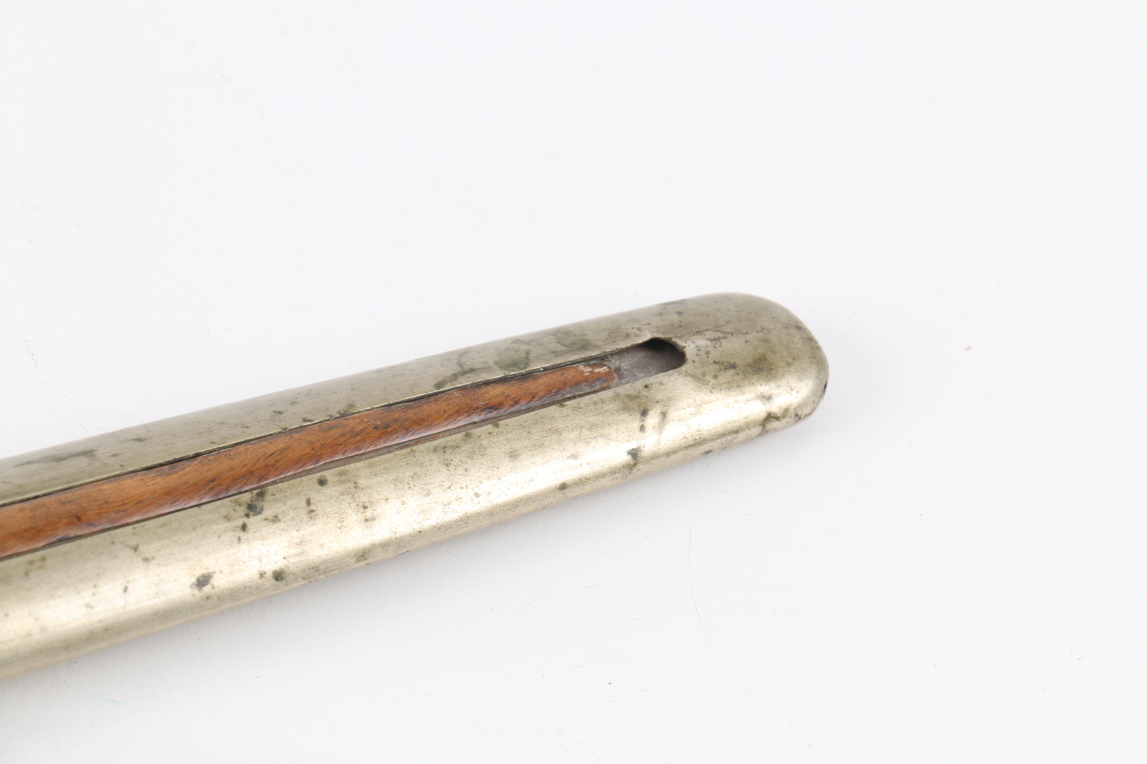 Indonesian Kris Dagger with Hand-Carved Scabbard