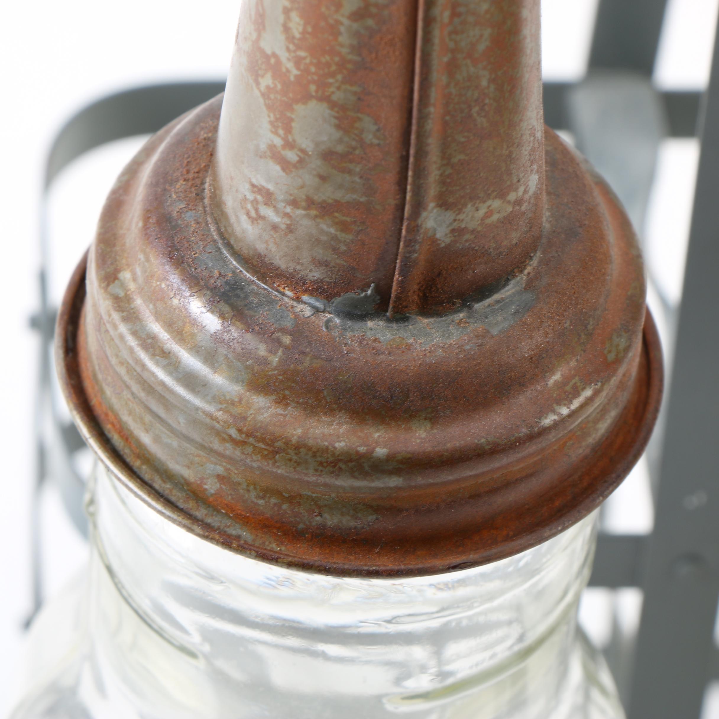 Standard ISO-VIS Oil Bottles in Basket