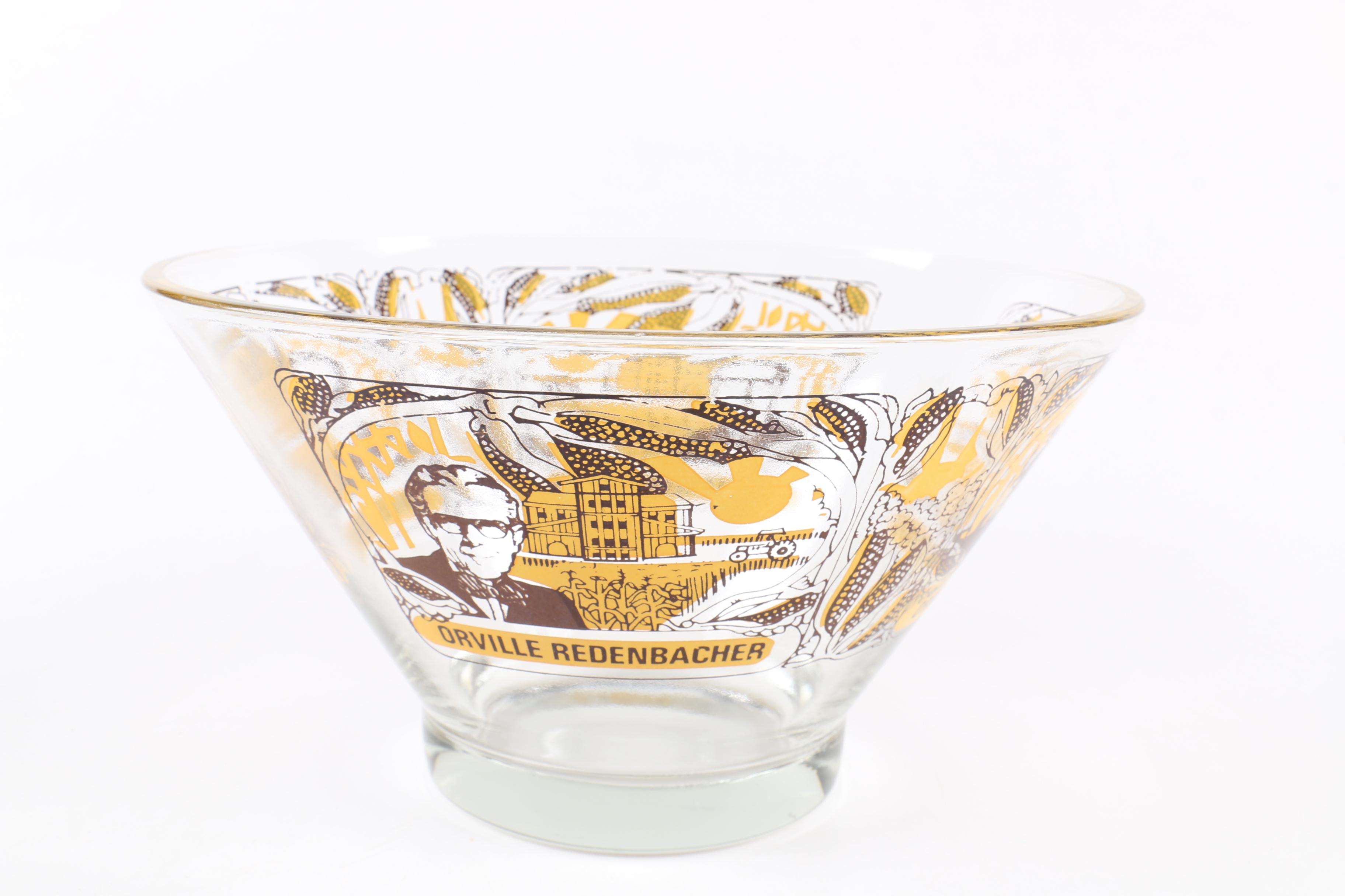 Orville Redenbacher Popcorn Bowl and Small Popcorn Dishes