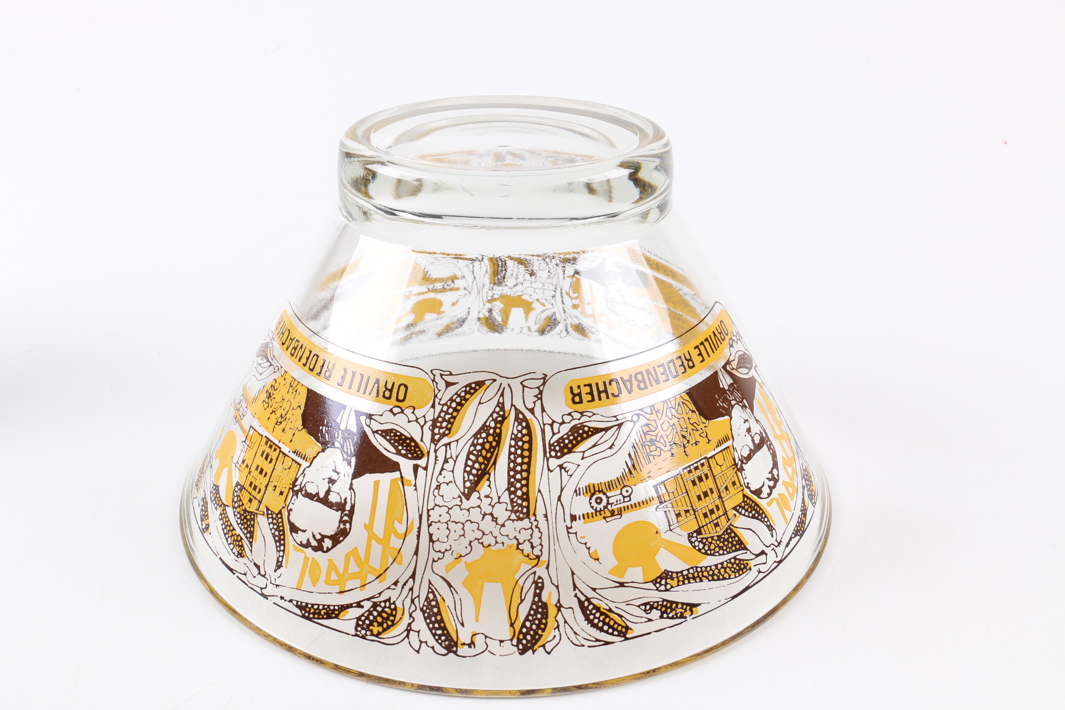 Orville Redenbacher Popcorn Bowl and Small Popcorn Dishes