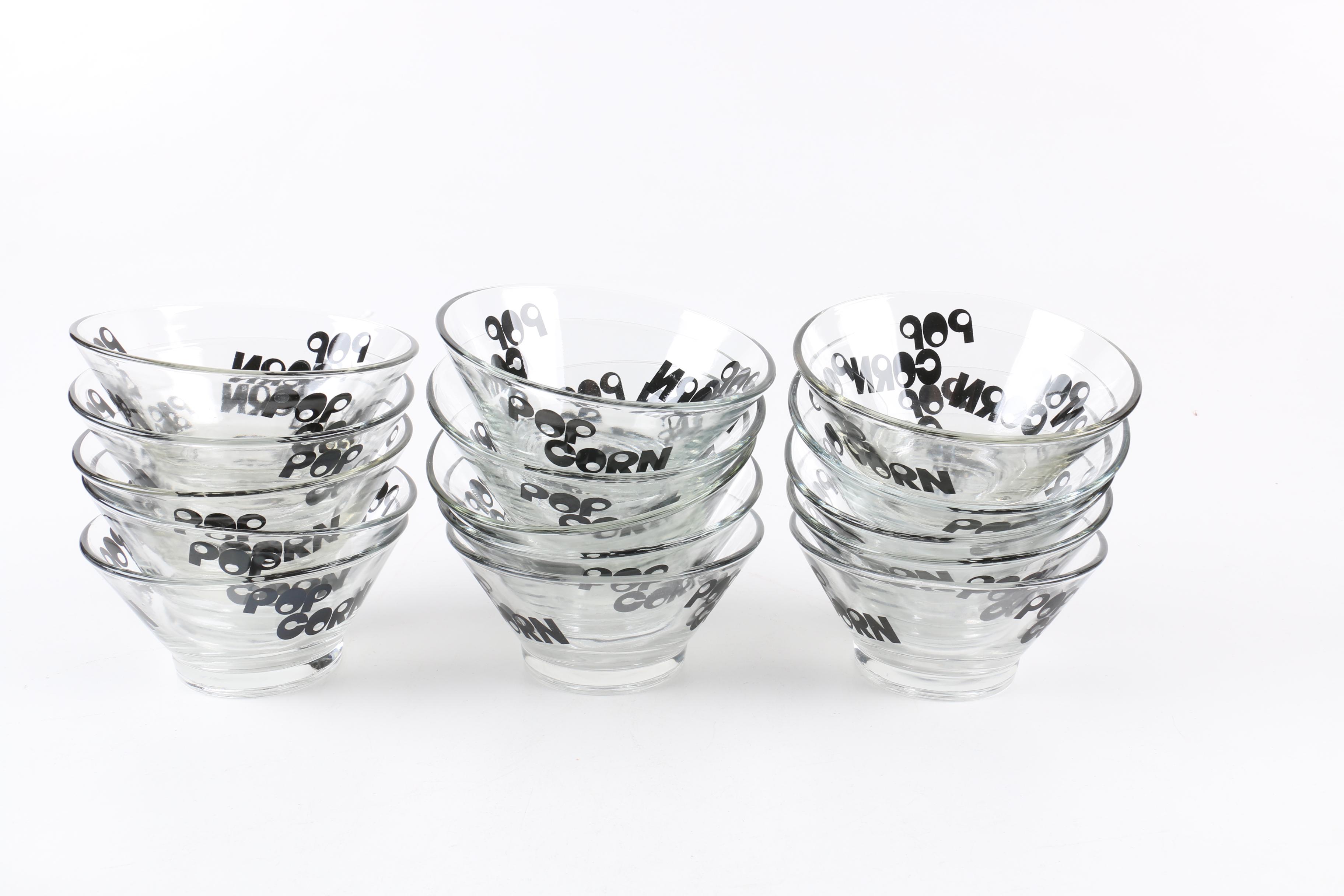 Orville Redenbacher Popcorn Bowl and Small Popcorn Dishes