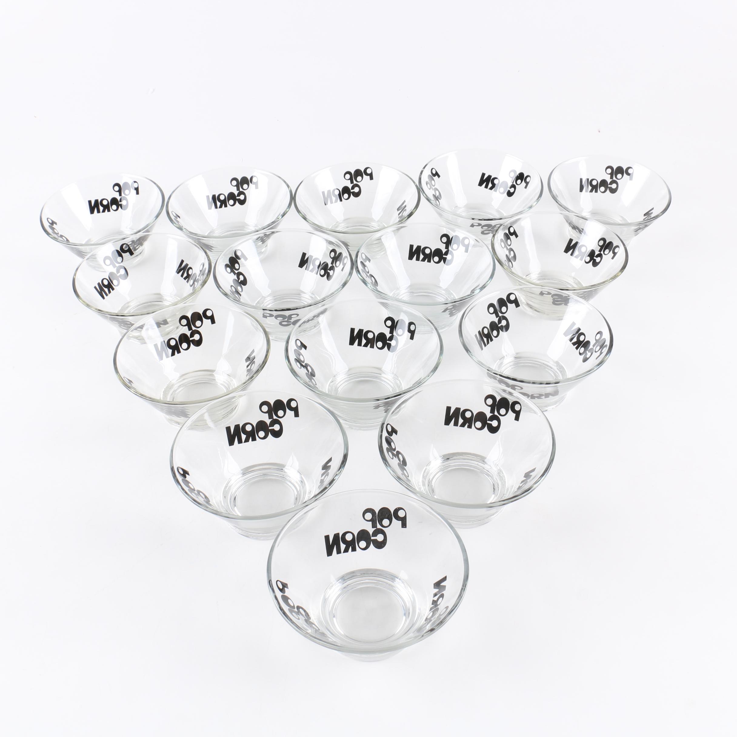 Orville Redenbacher Popcorn Bowl and Small Popcorn Dishes