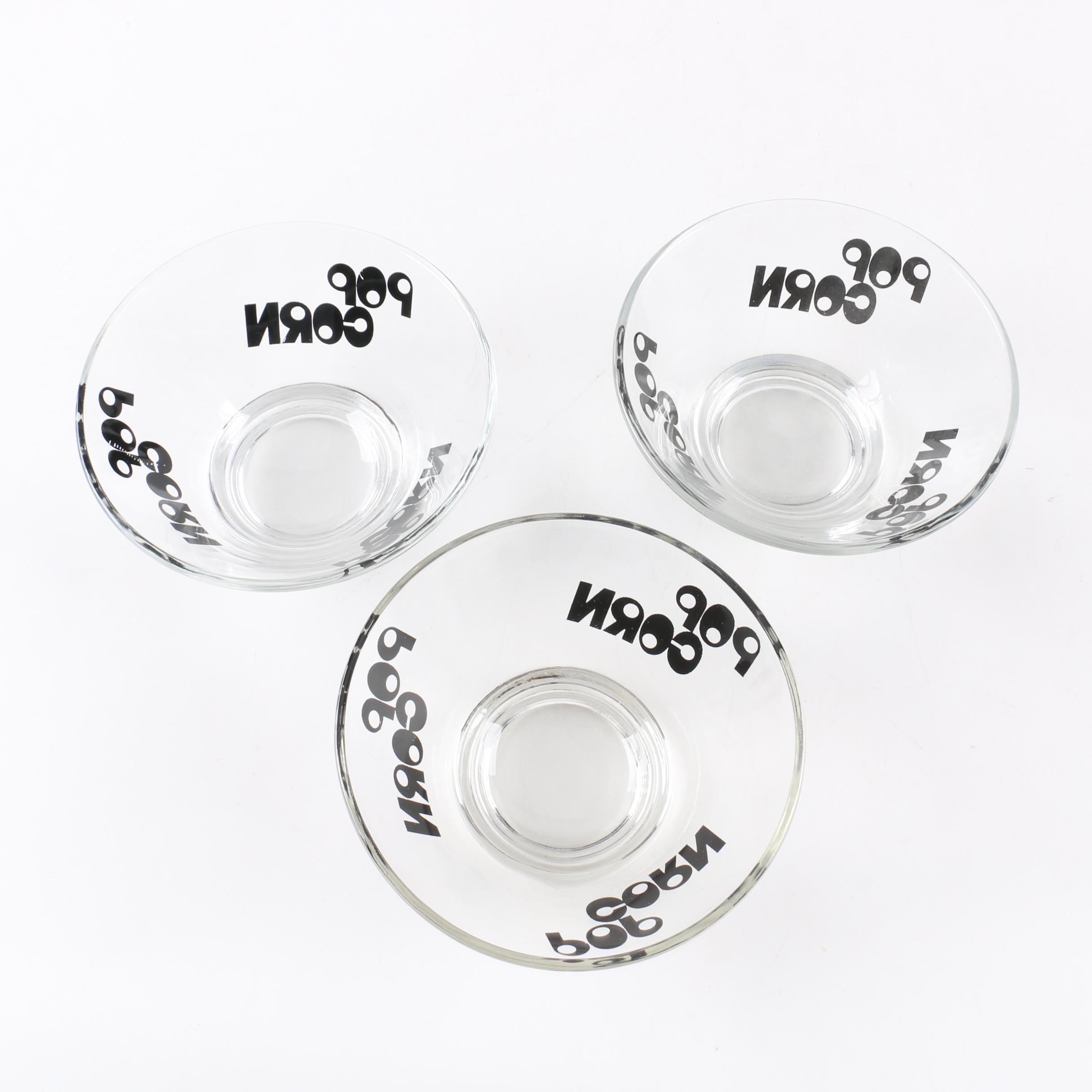 Orville Redenbacher Popcorn Bowl and Small Popcorn Dishes