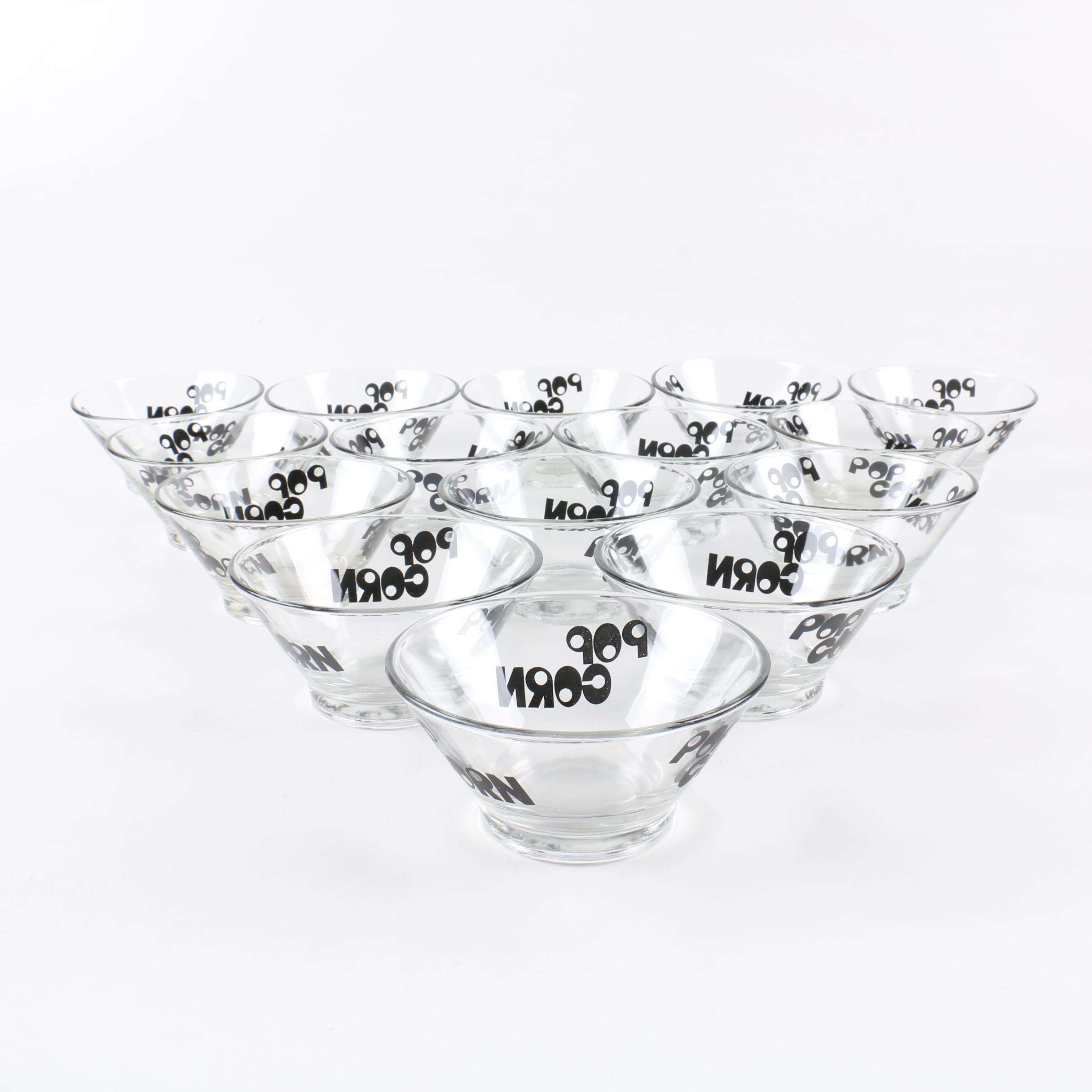 Orville Redenbacher Popcorn Bowl and Small Popcorn Dishes