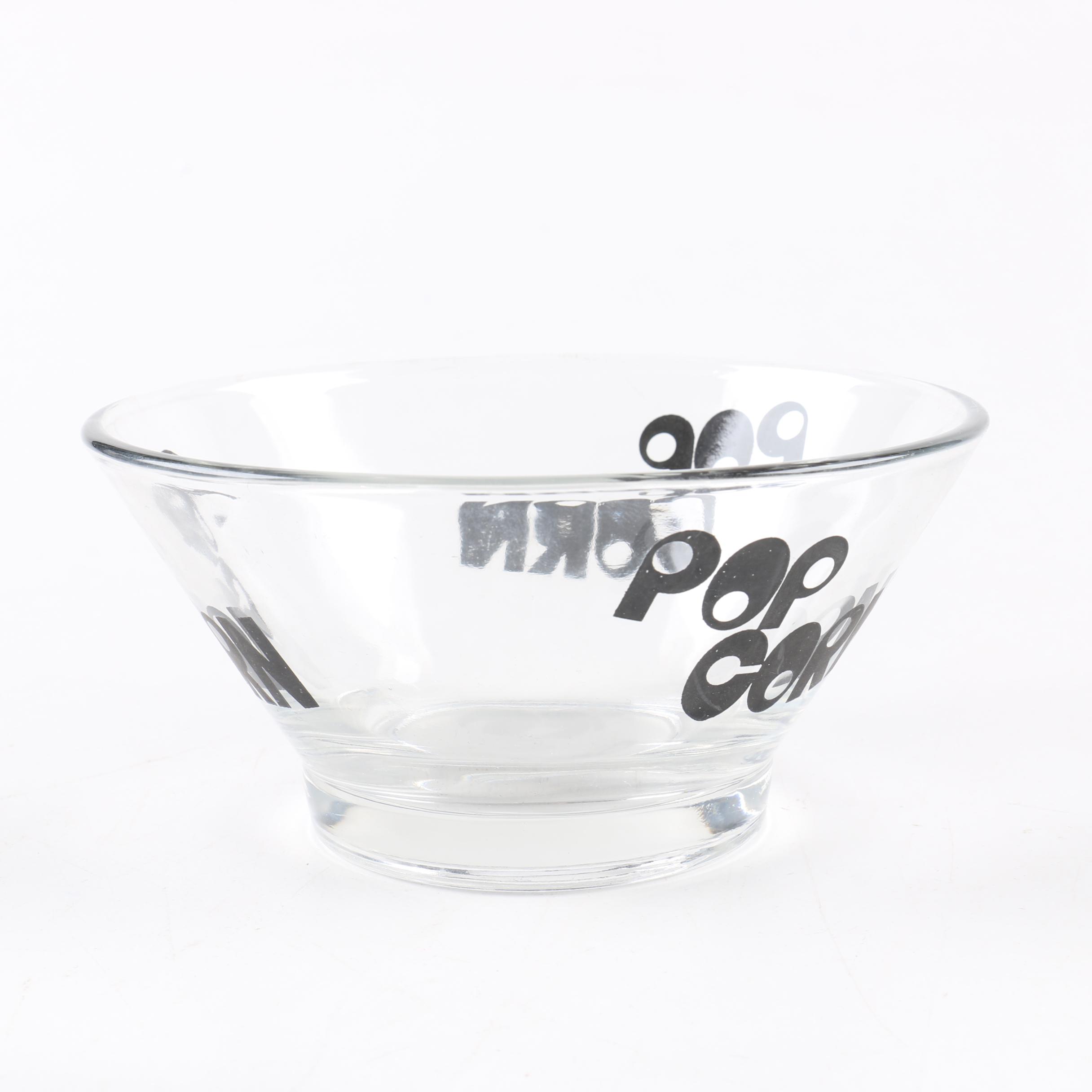 Orville Redenbacher Popcorn Bowl and Small Popcorn Dishes