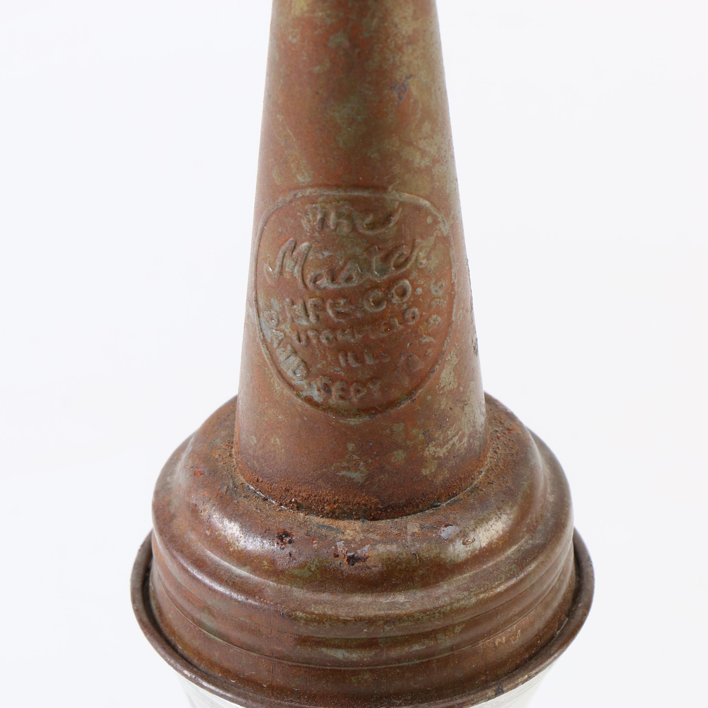 Vintage Glass Oil Bottles