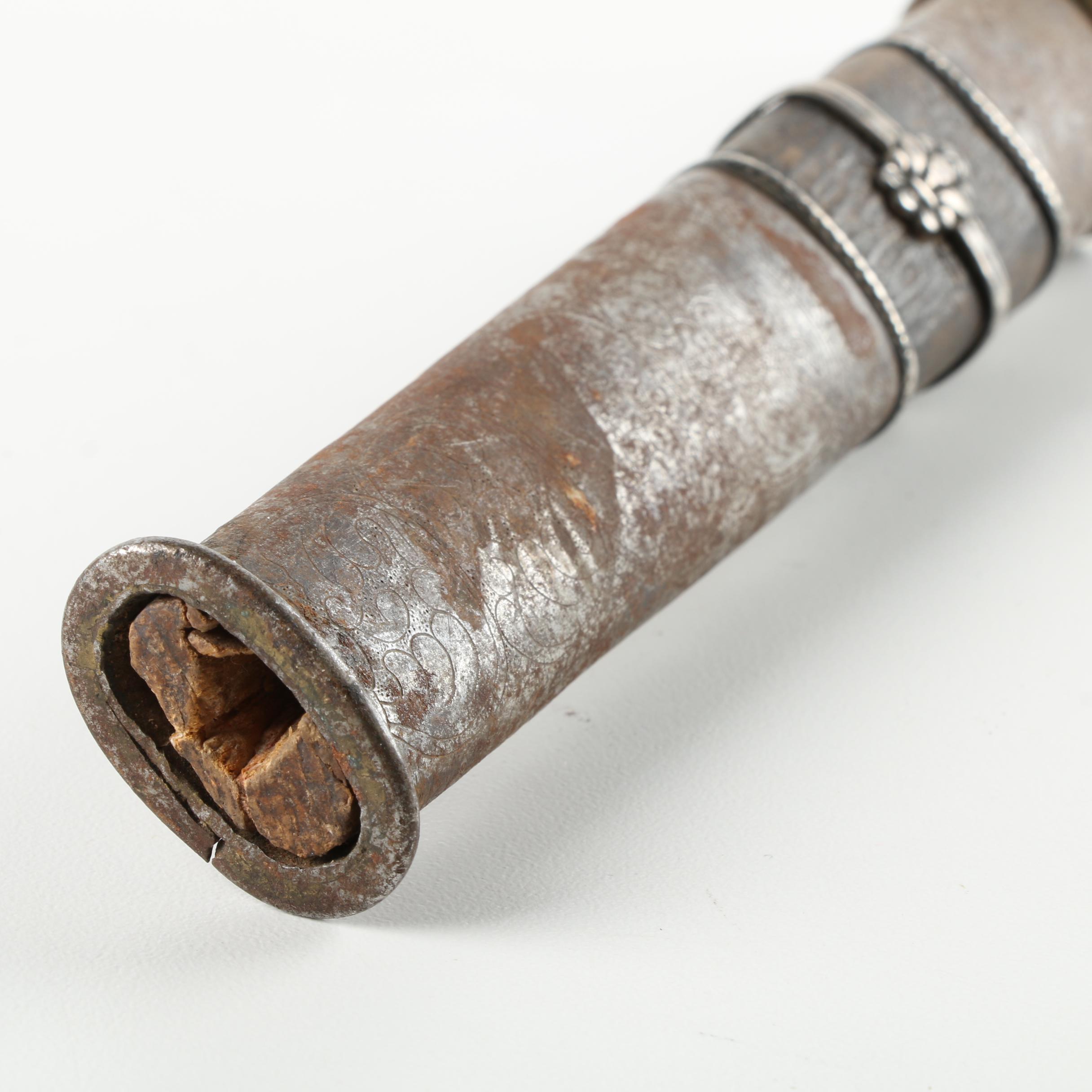 Tibetan Knife with Metal Scabbard