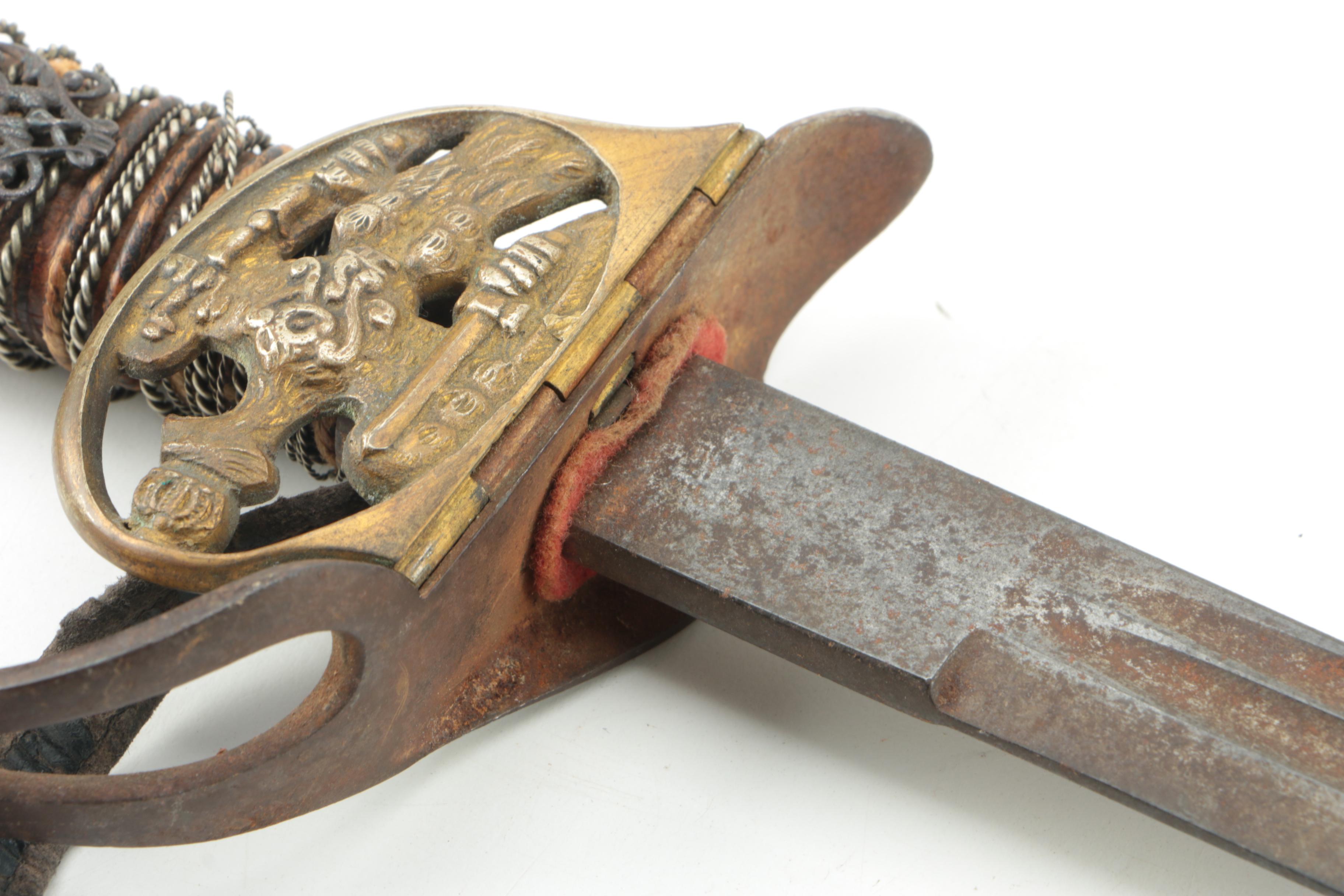 Antique Prussian Model 1889 Infantry Officer's Sword