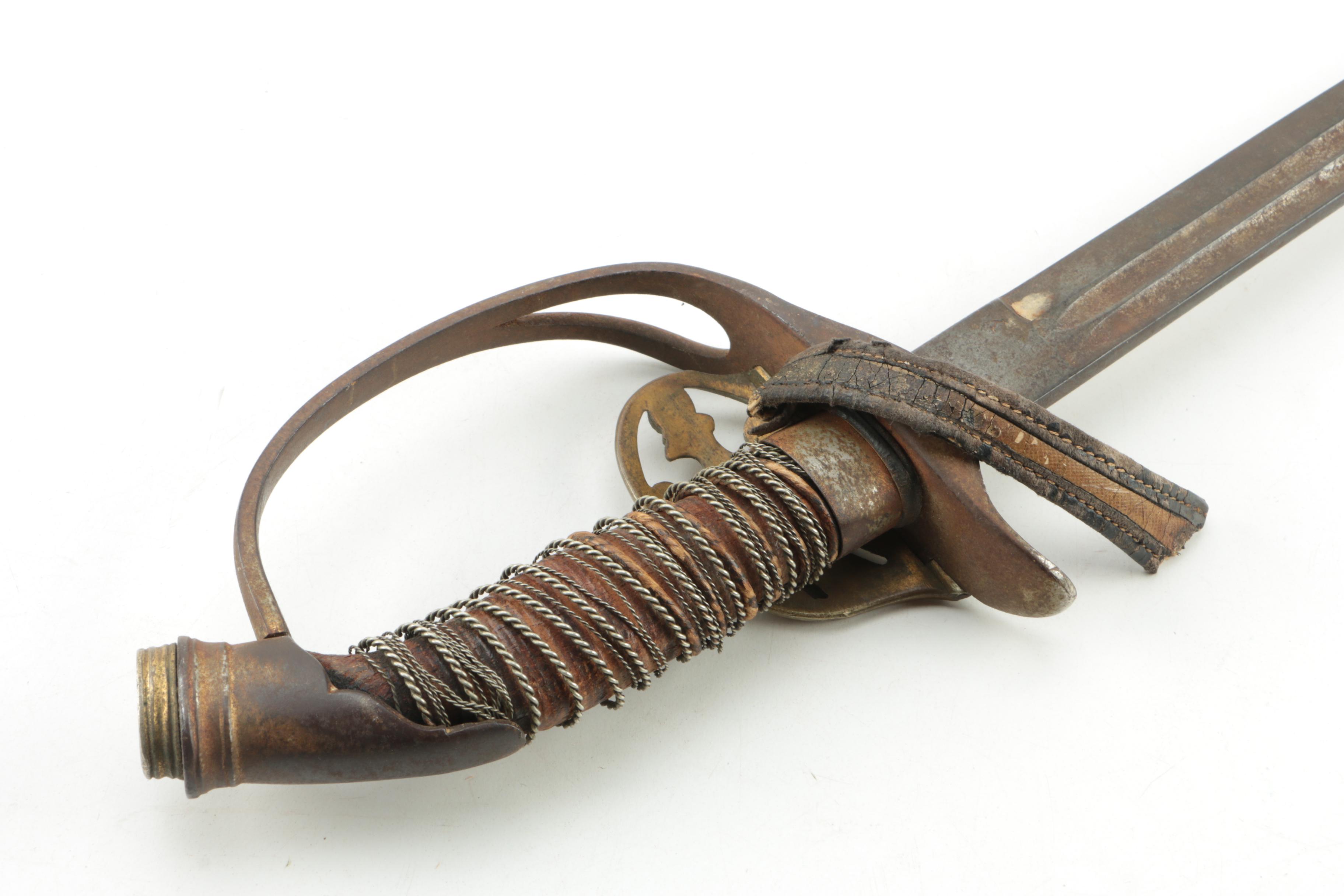 Antique Prussian Model 1889 Infantry Officer's Sword