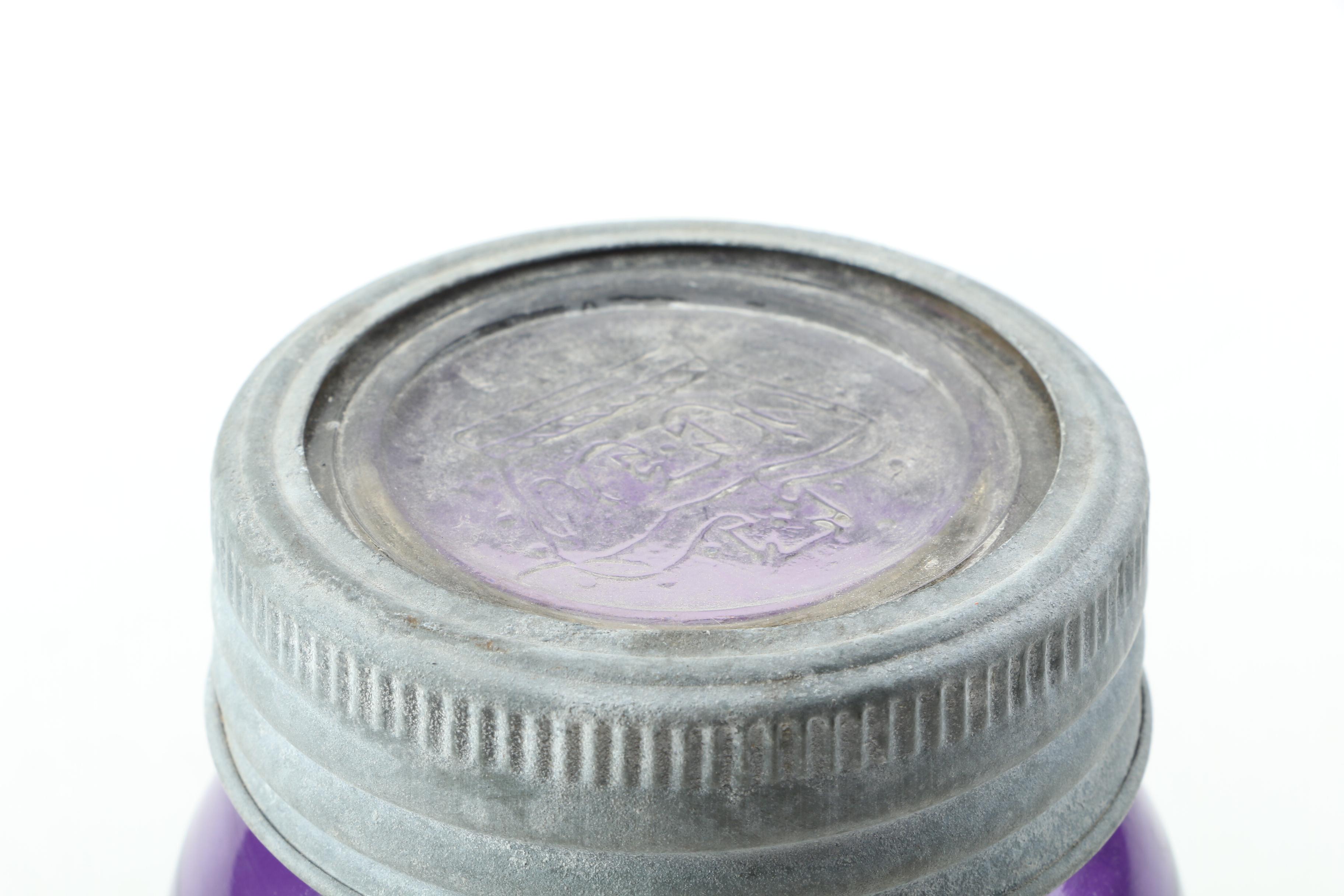 Mason Jars in a Purple Hue