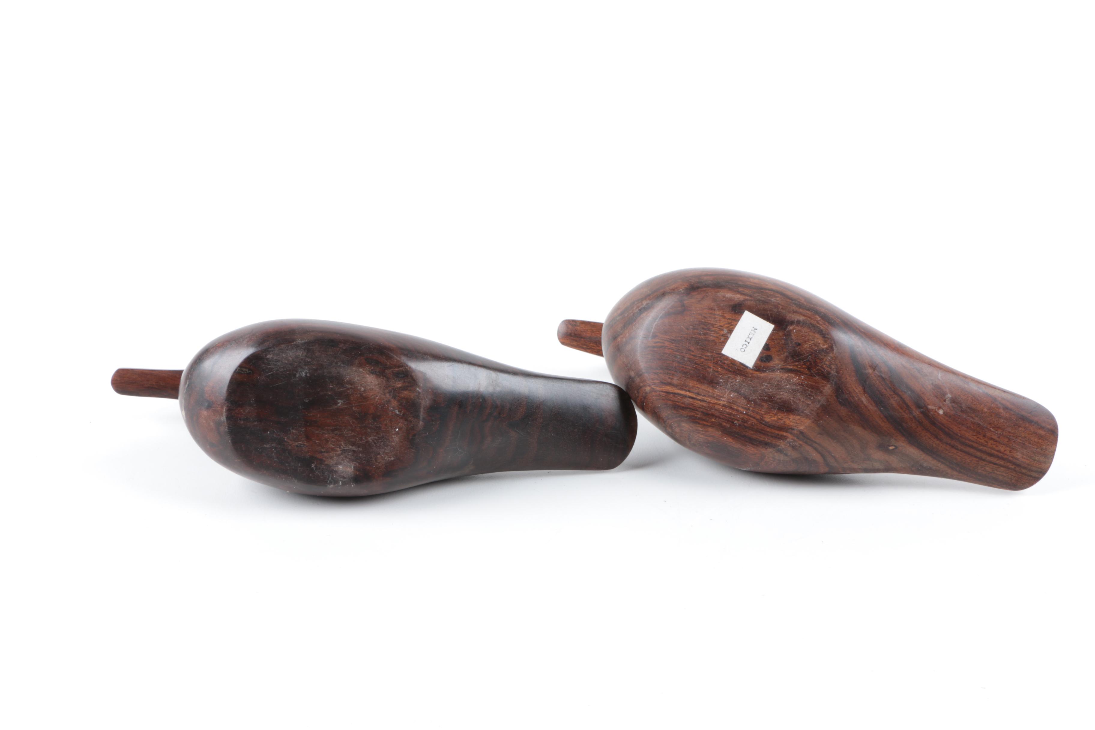 Hand-Carved Wooden Ducks