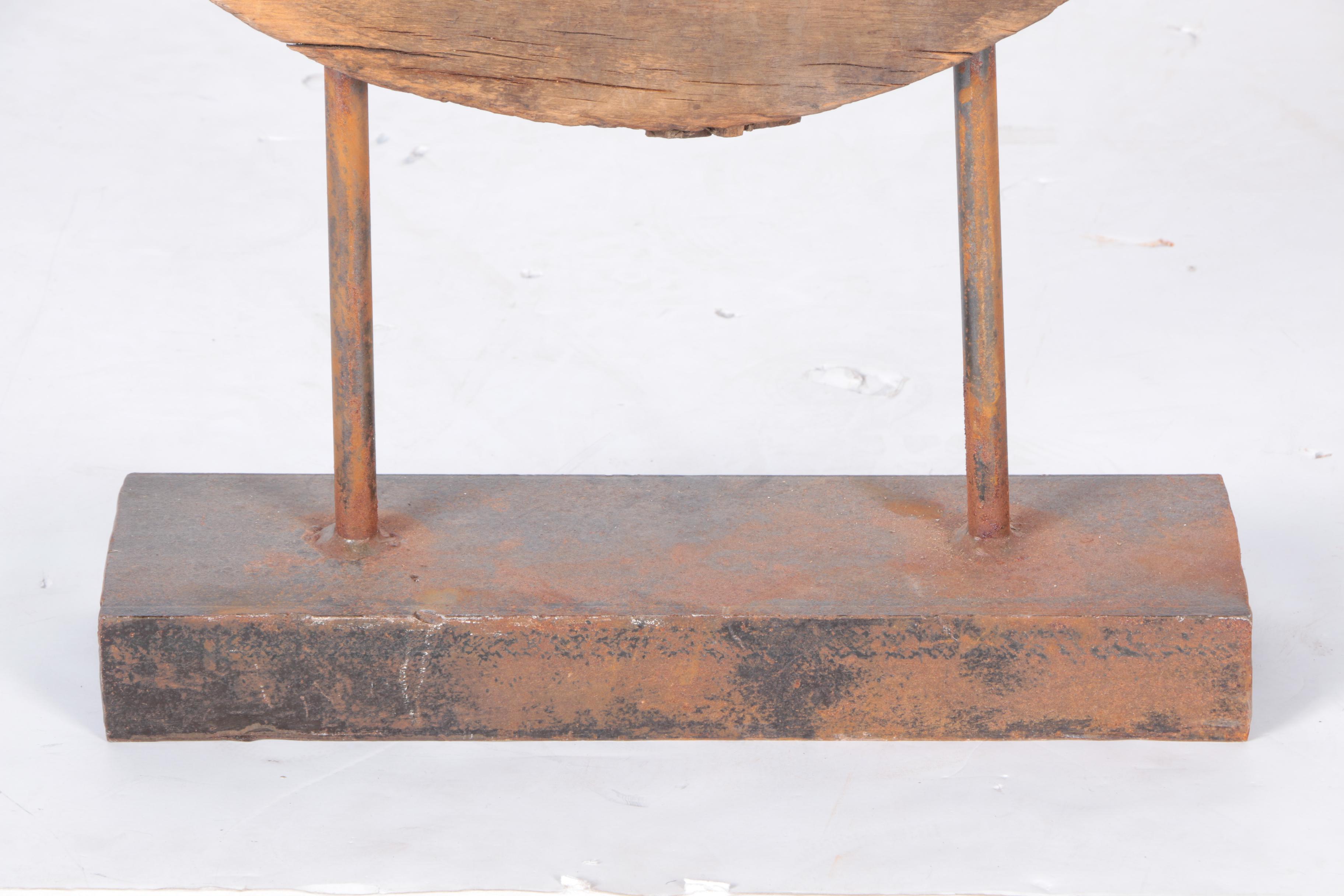 Wooden Coin Sculpture