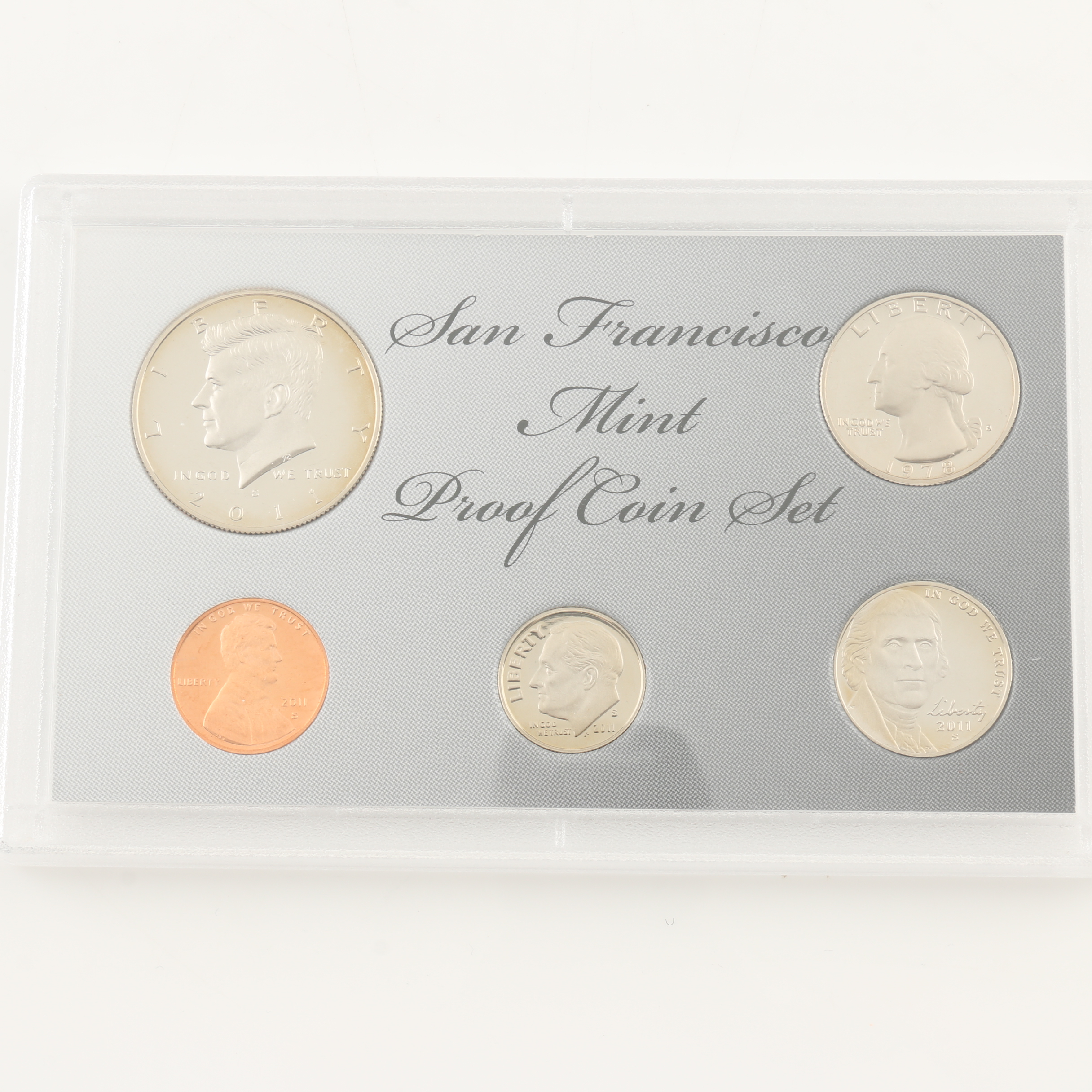 "Historic Dollar Collection" and a San Francisco Mint Proof Coin Set