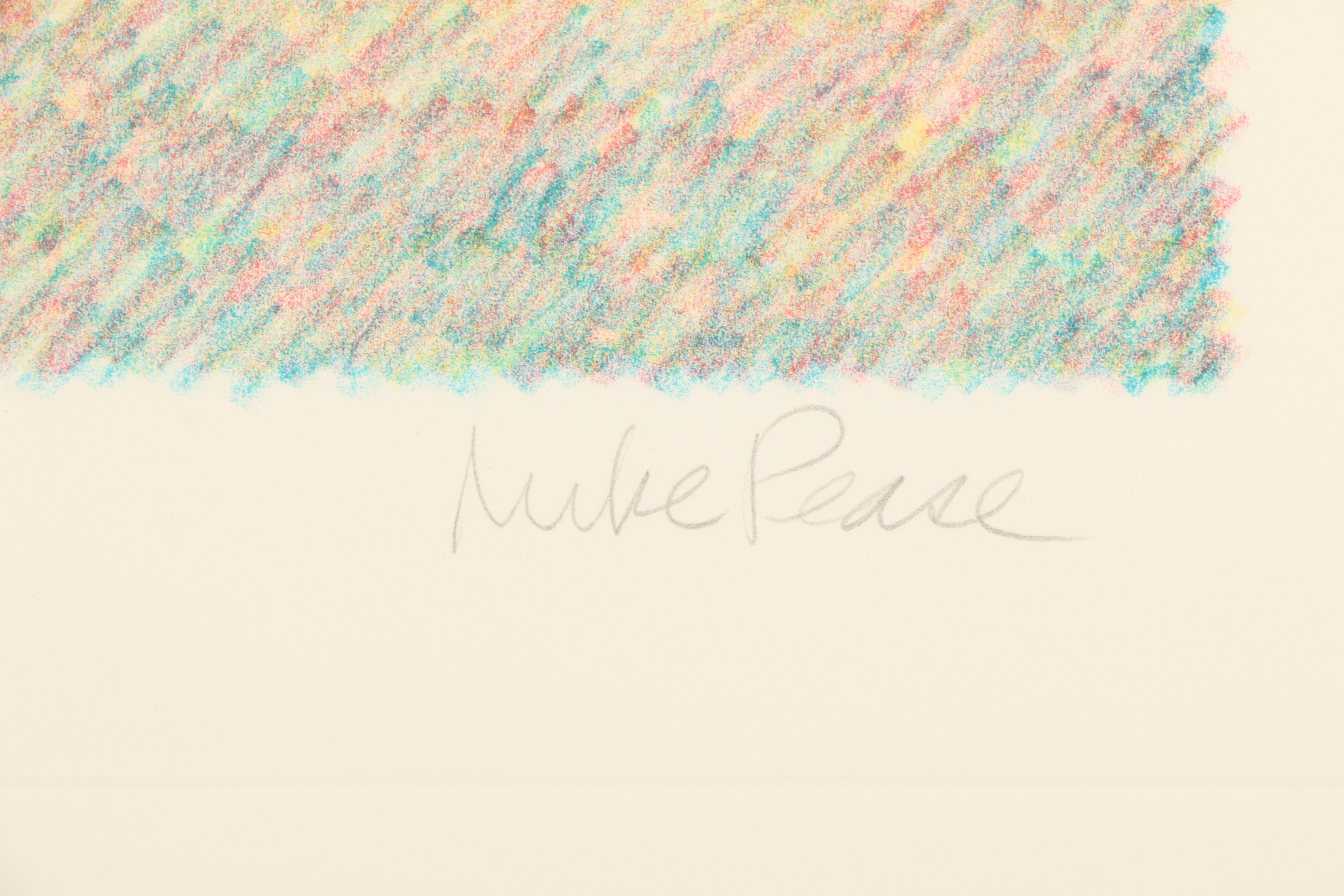 Mike Pease Limited Edition Lithograph "Two Barns"