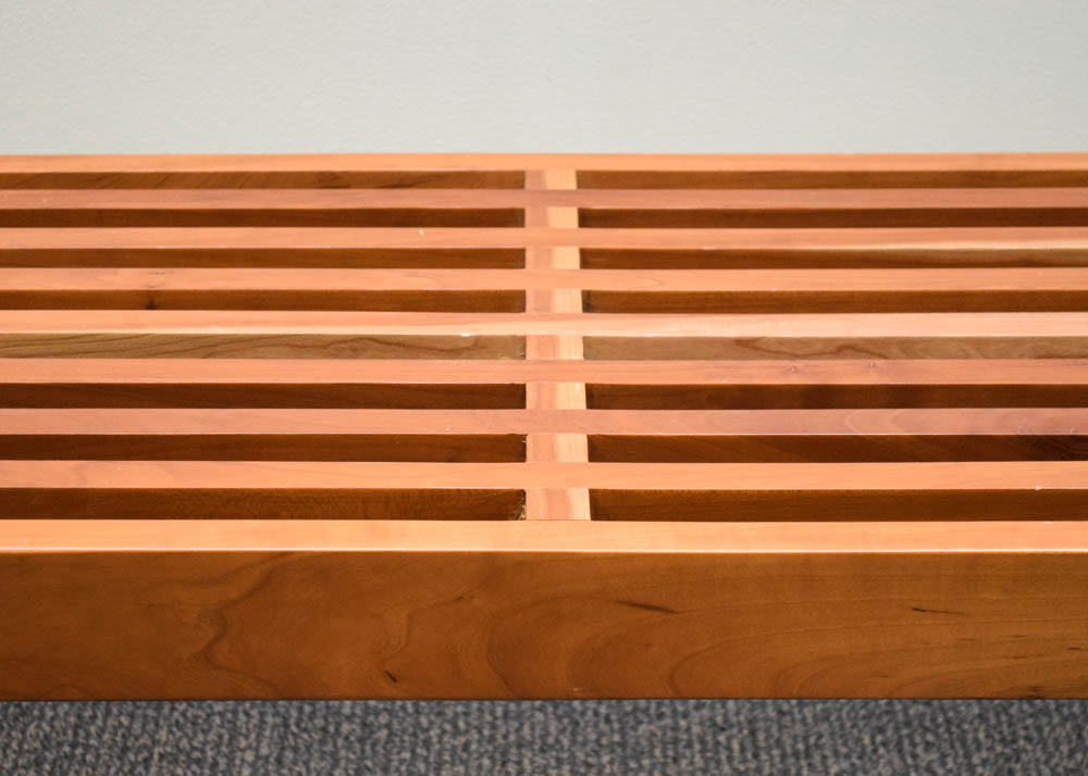 Danish Modern Bench in the Style of George Nelson