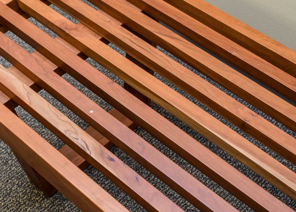 Danish Modern Bench in the Style of George Nelson