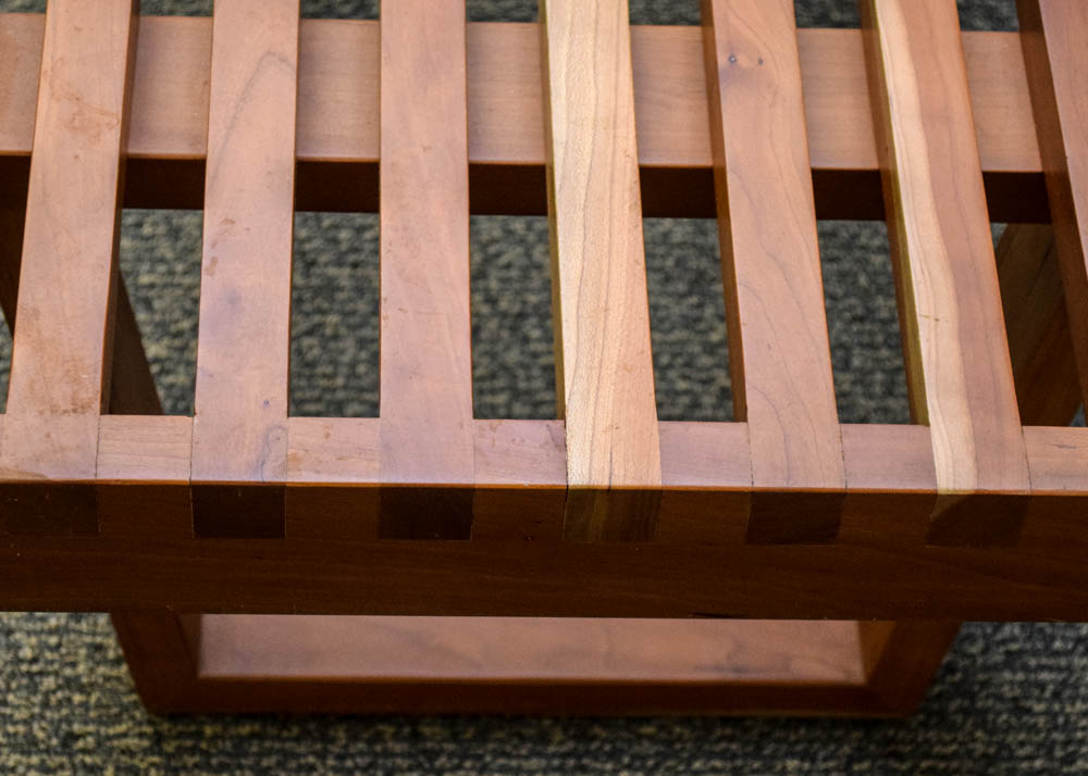 Danish Modern Bench in the Style of George Nelson