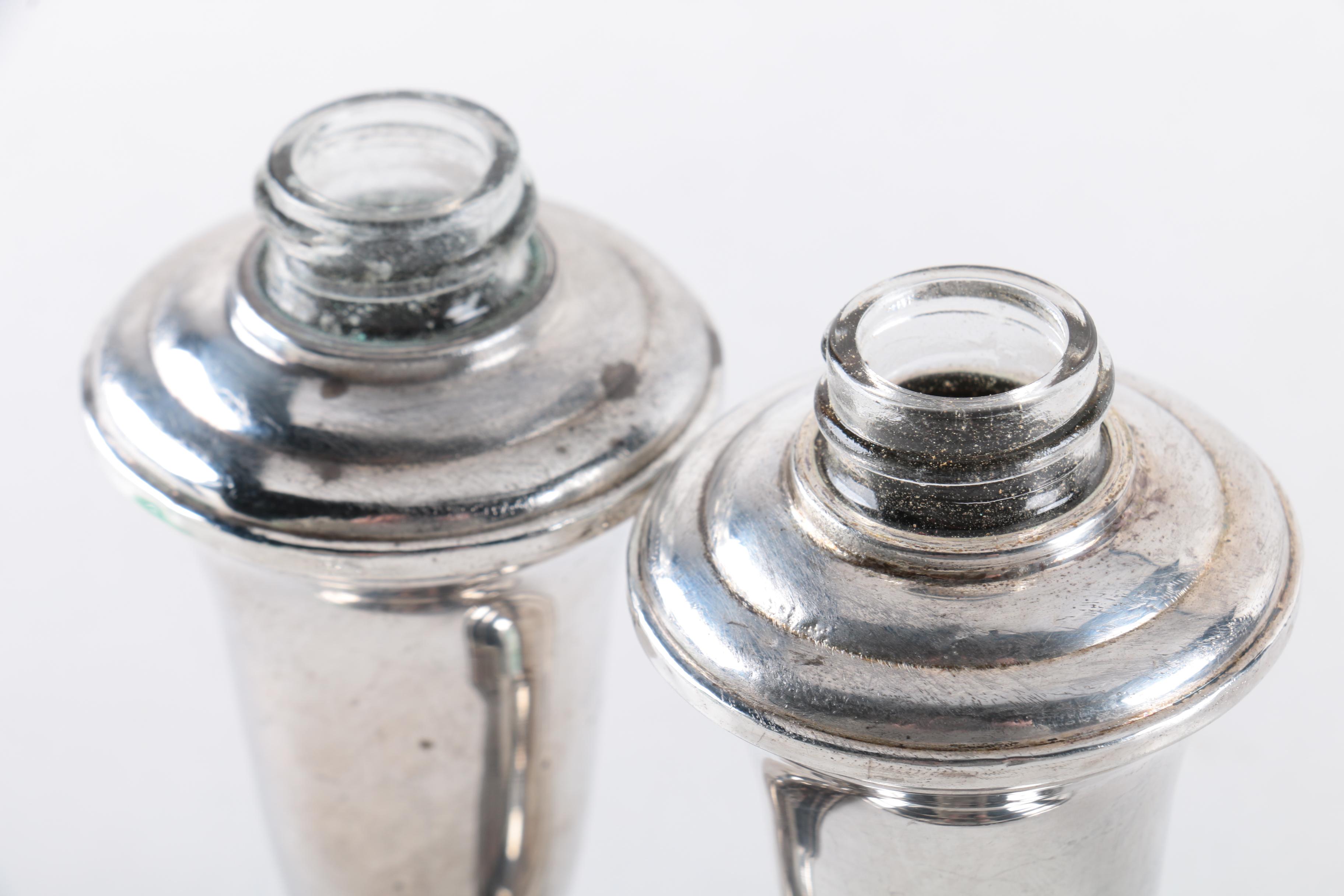 Vintage Empire Weighted Sterling Silver Salt and Pepper Shakers