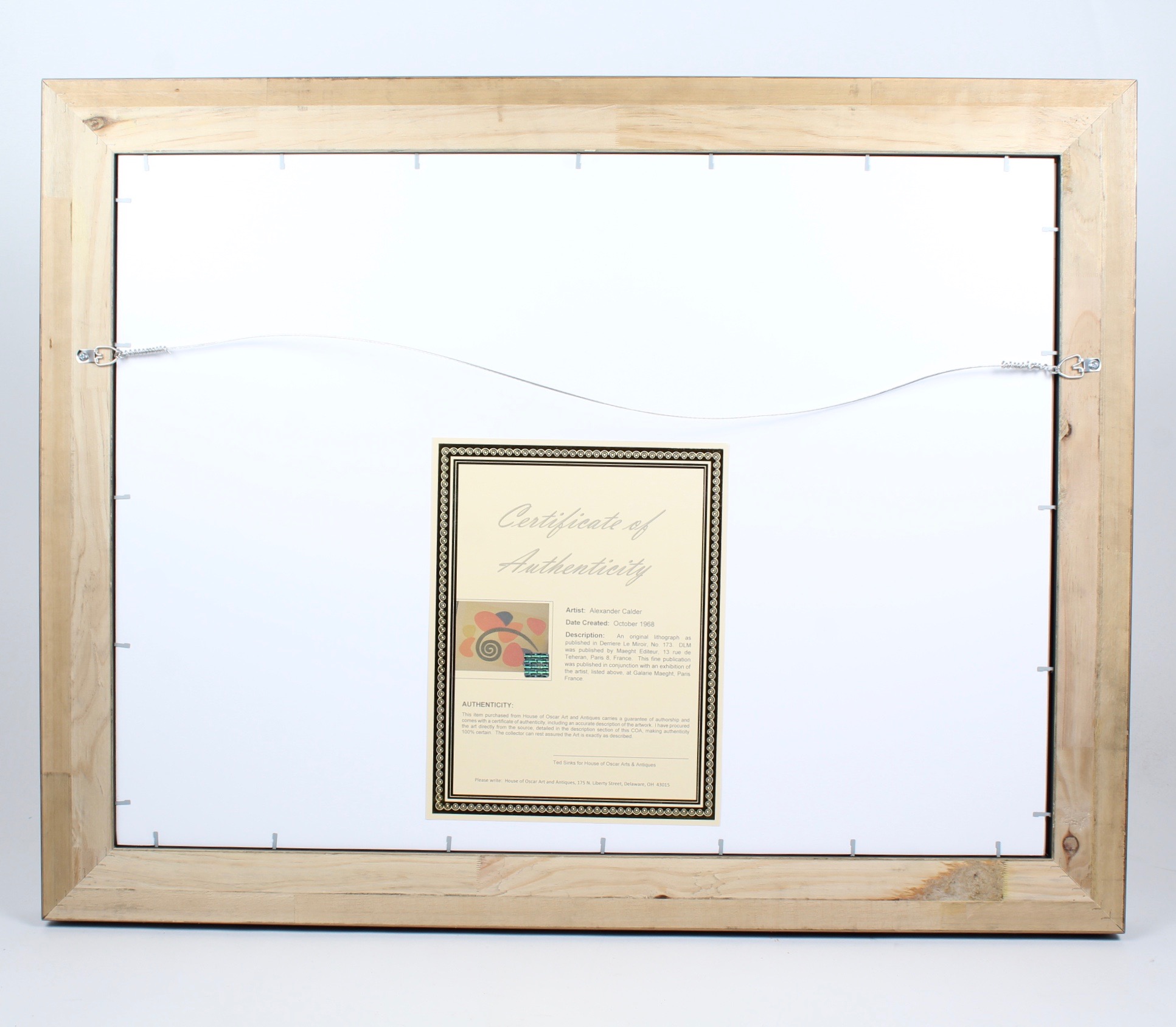 Alexander Calder Color Lithograph for Derrière le Miroir