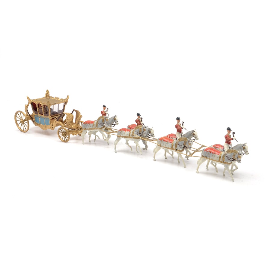 1953 "Queen Elizabeth" Coronation Horse-Drawn Carriage With Eight Horses