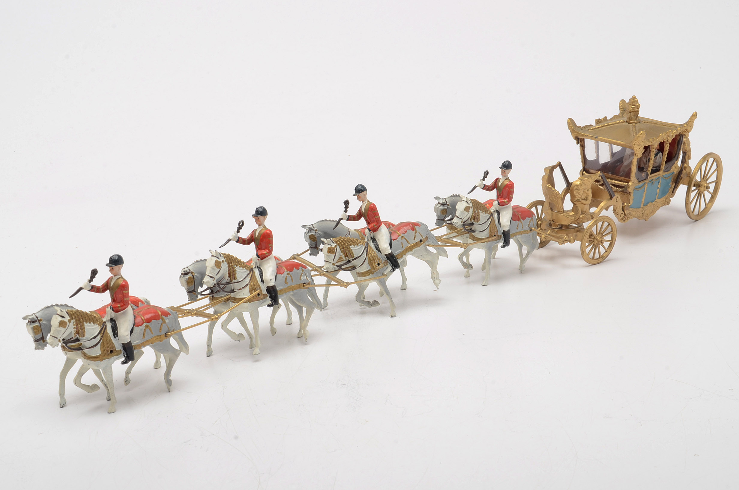 1953 "Queen Elizabeth" Coronation Horse-Drawn Carriage With Eight Horses