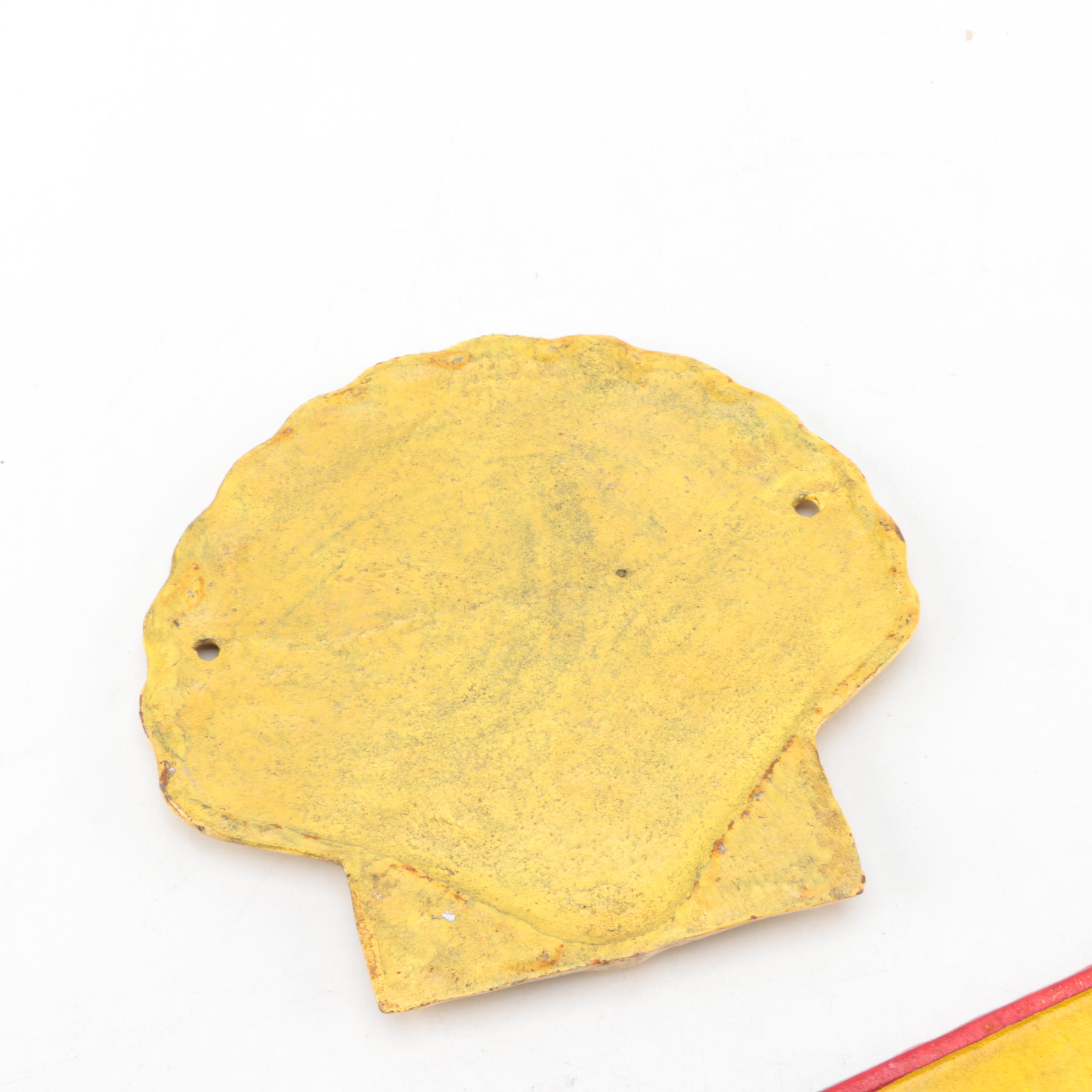 Shell Motor Oil Advertisement Signs