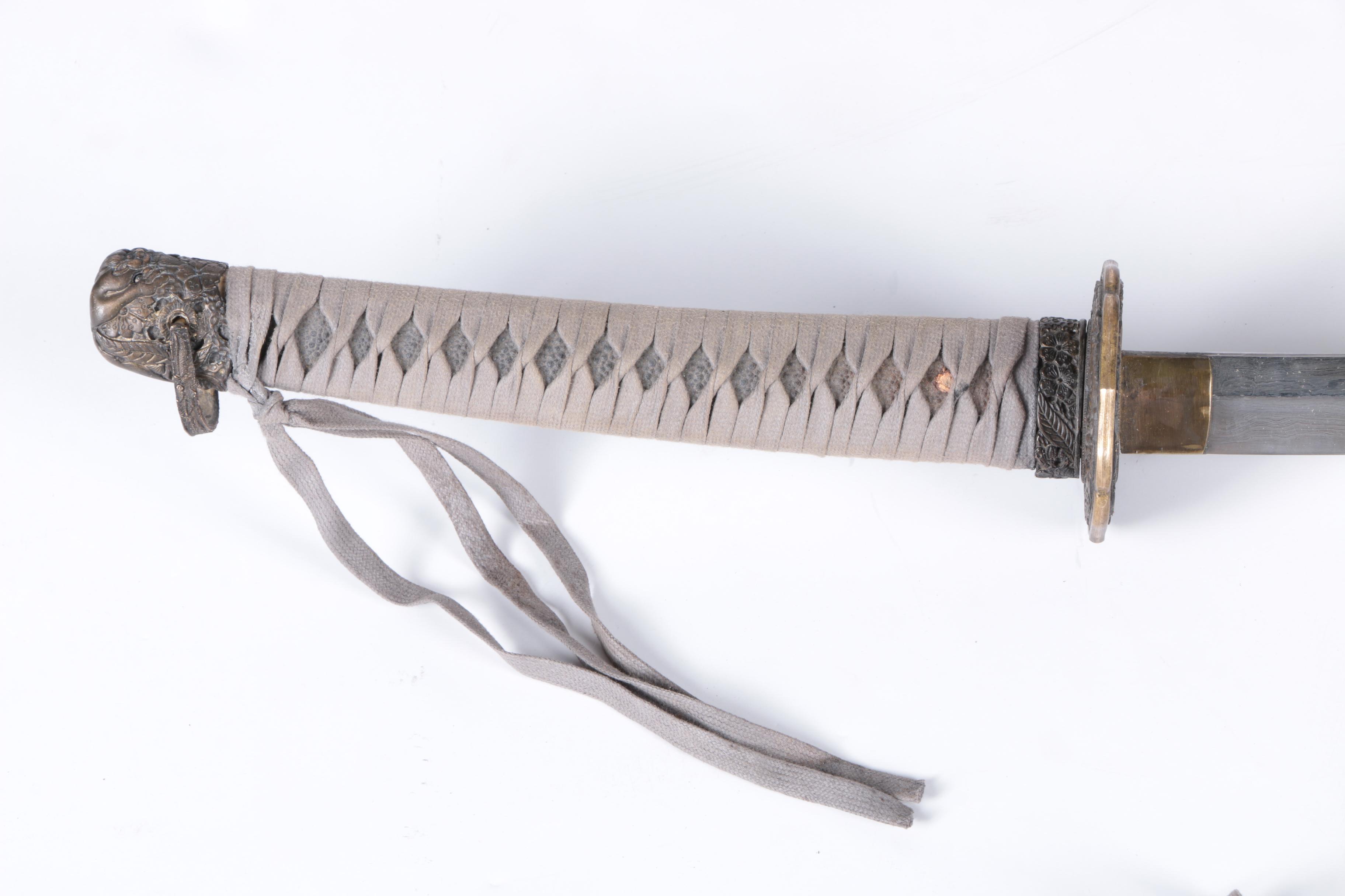 Contemporary Japanese Style Katana with Shagreen Scabbard