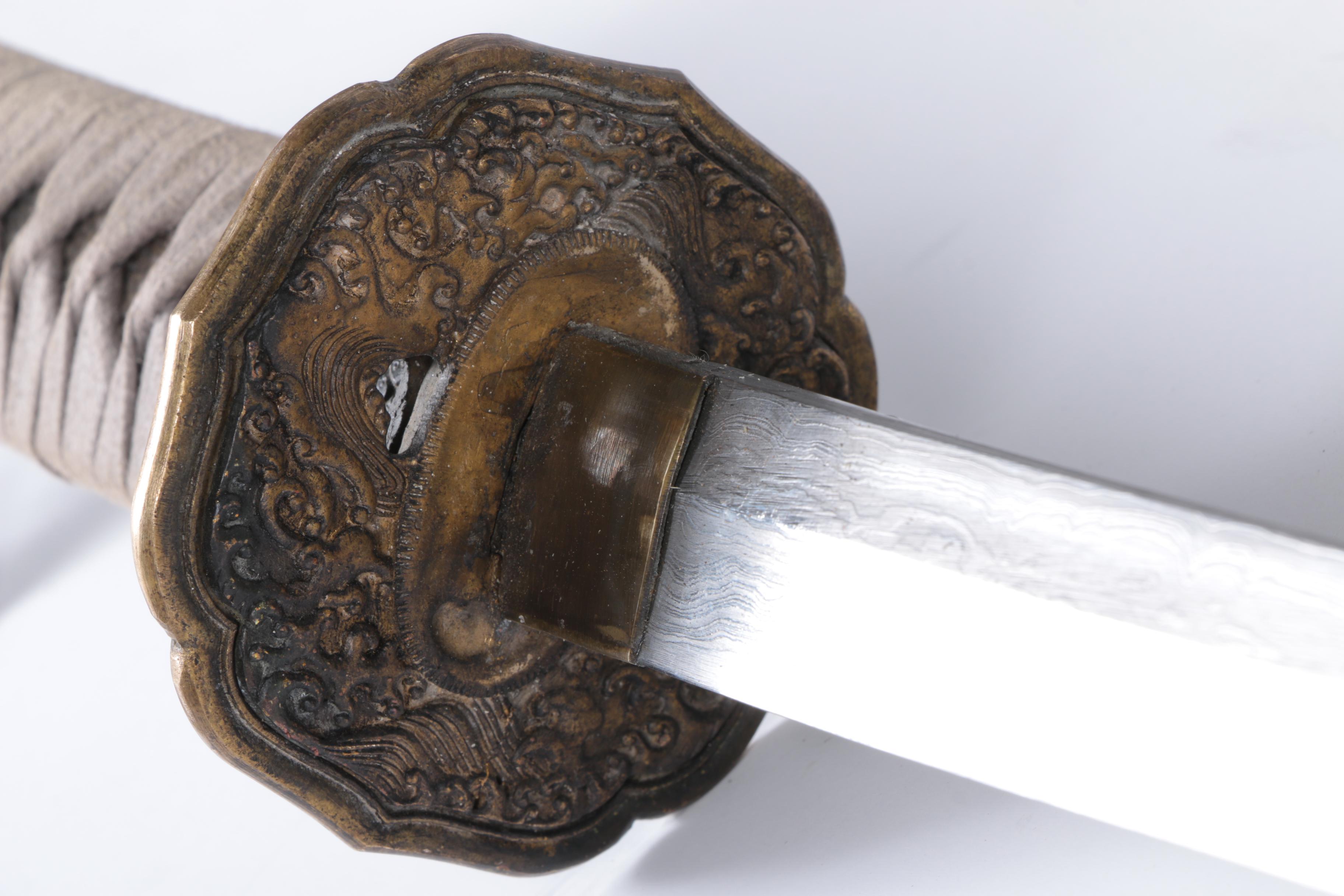 Contemporary Japanese Style Katana with Shagreen Scabbard