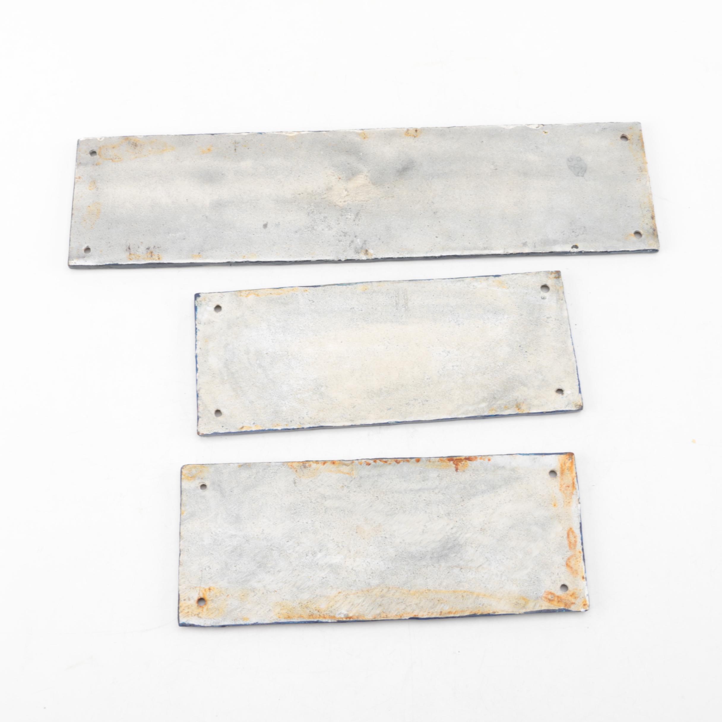 Gulf Oil Advertisement Signs