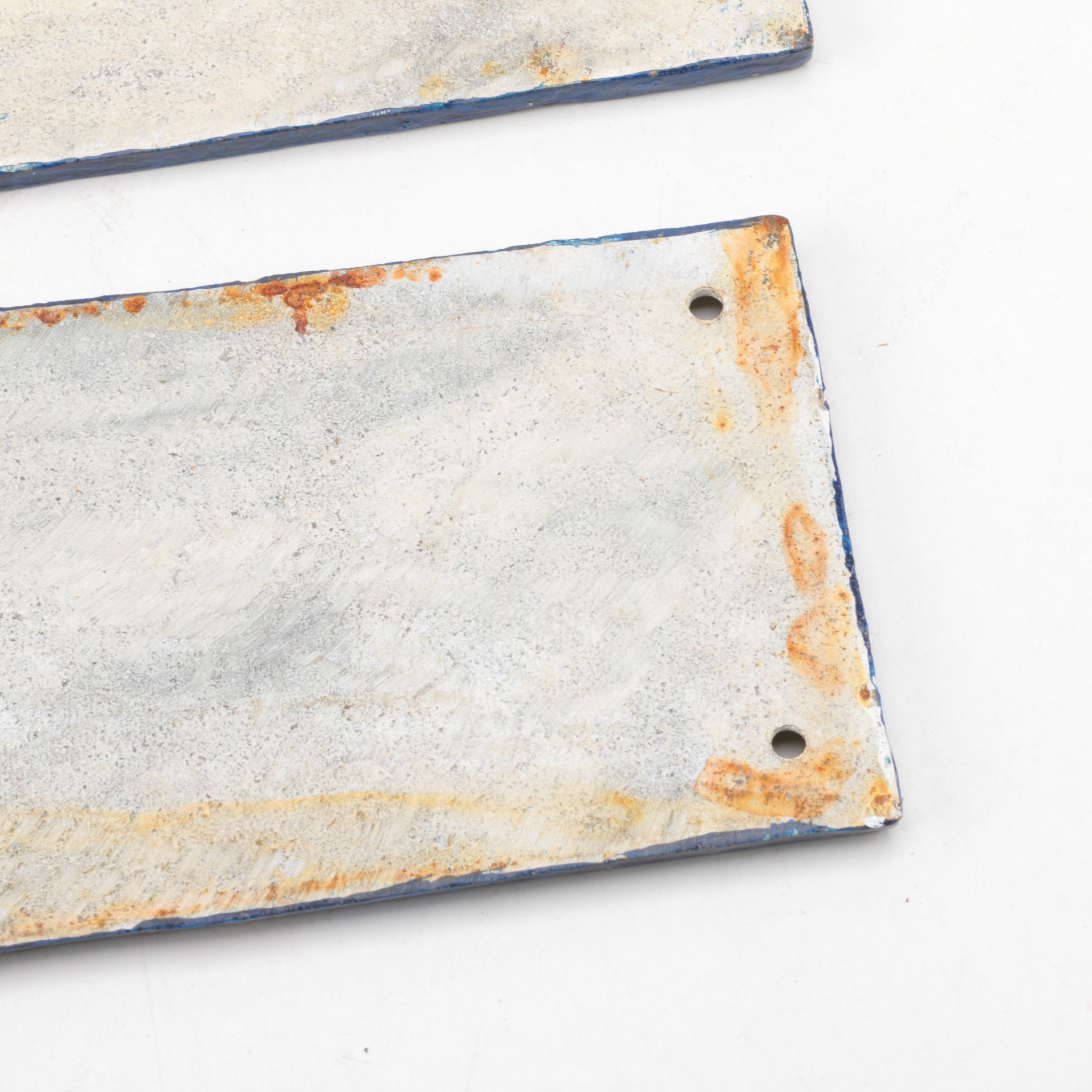 Gulf Oil Advertisement Signs