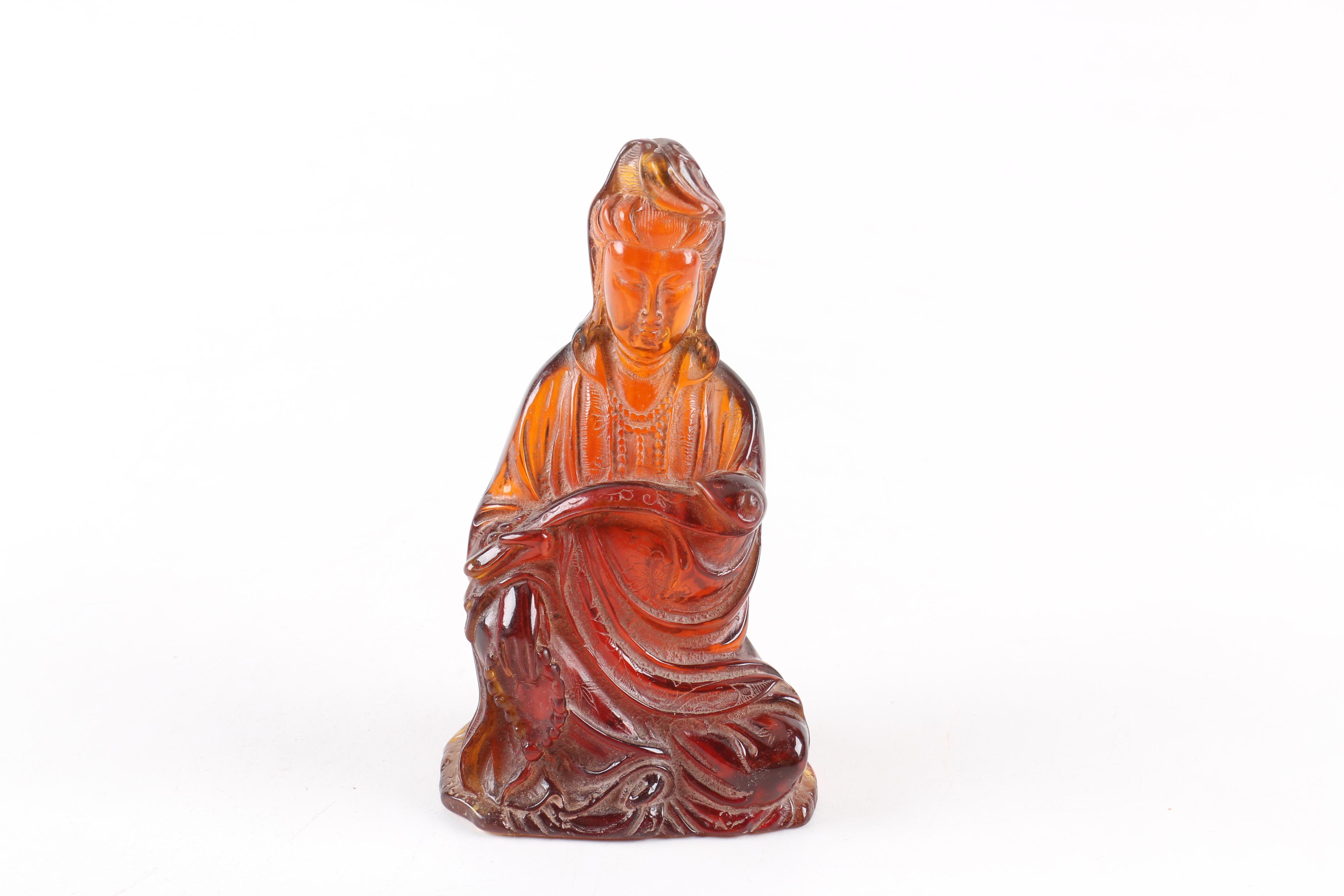 Chinese Guanyin Resin Statue
