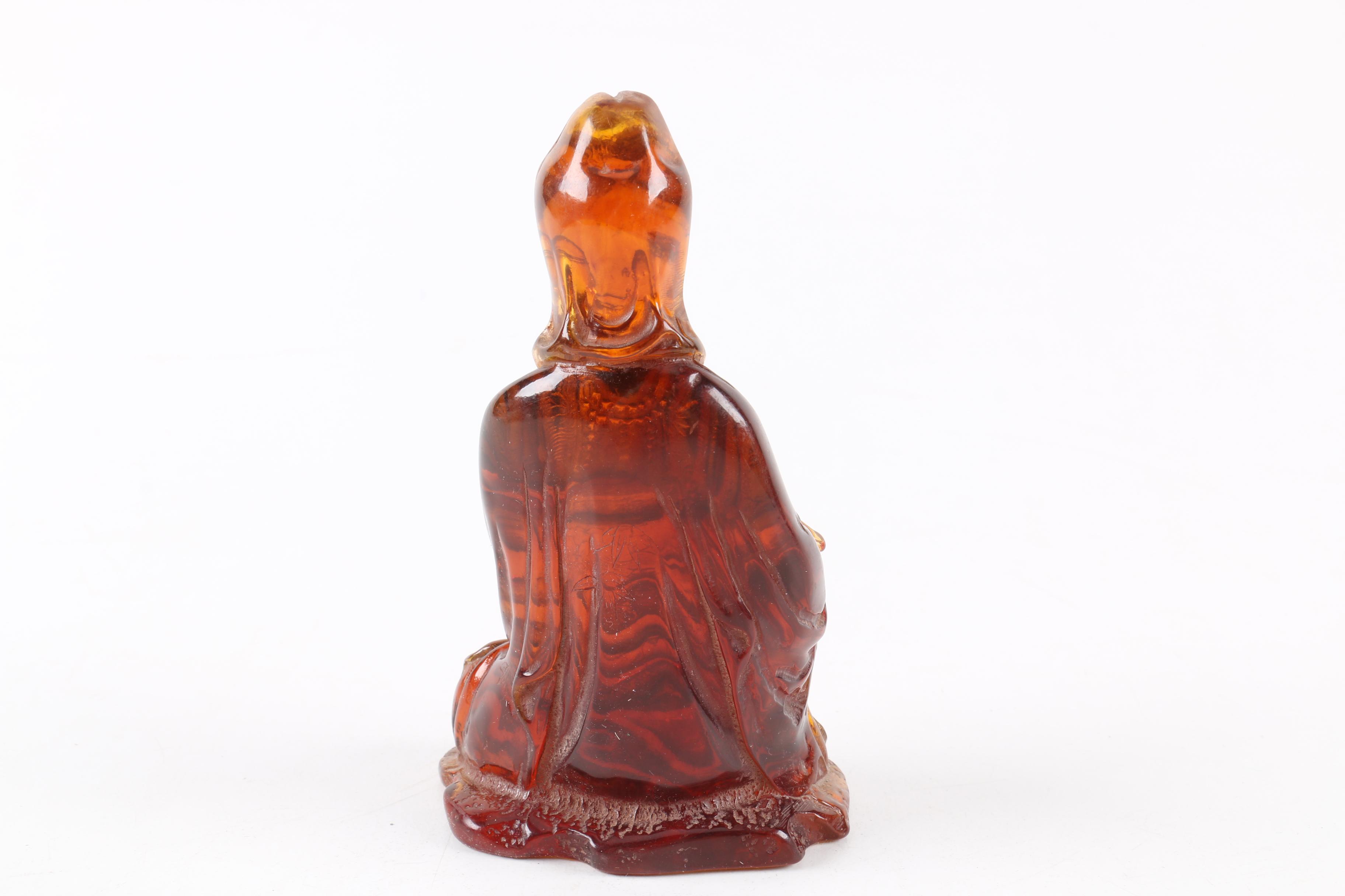 Chinese Guanyin Resin Statue