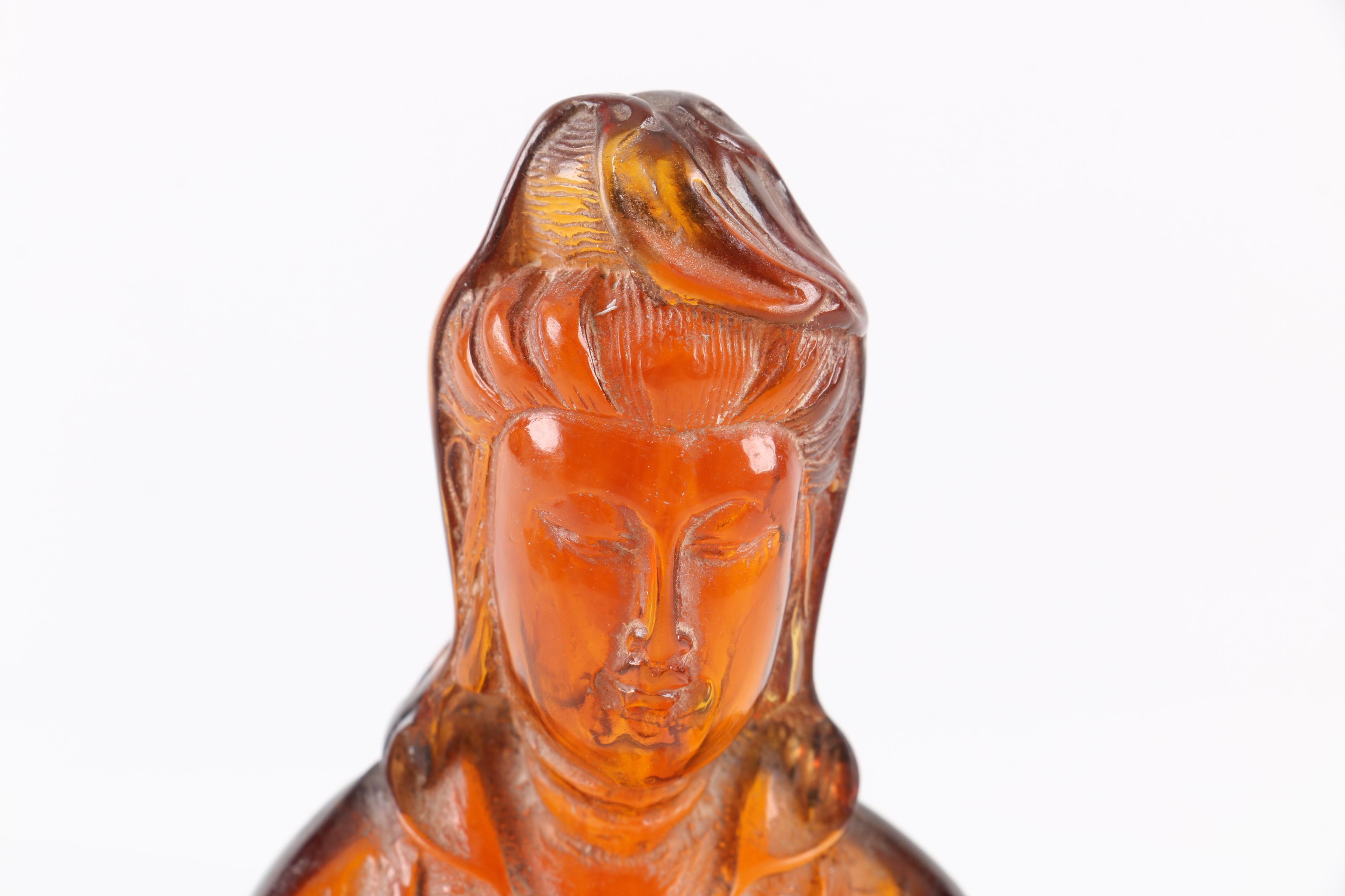 Chinese Guanyin Resin Statue