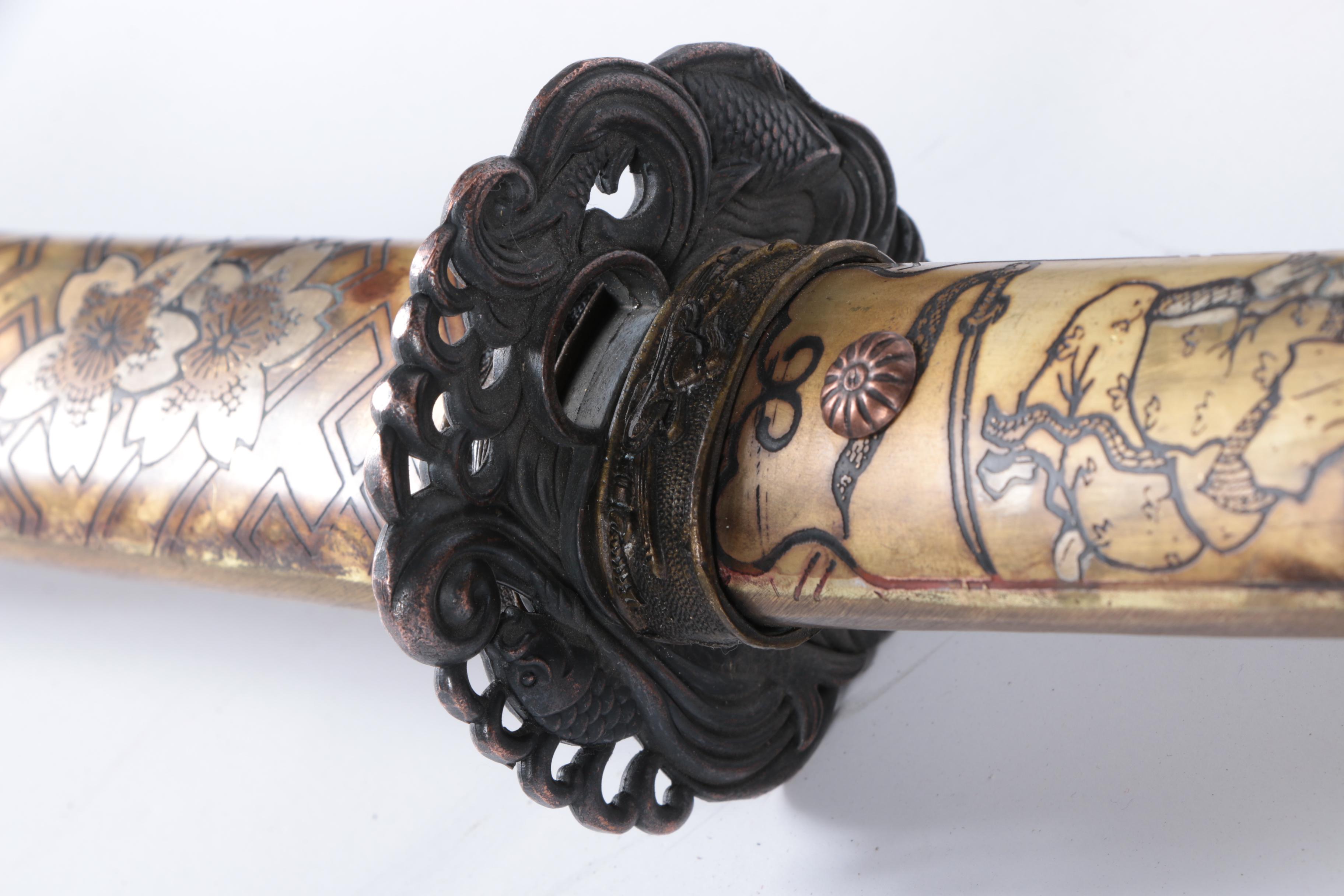 Contemporary Japanese Style Katana with Scabbard