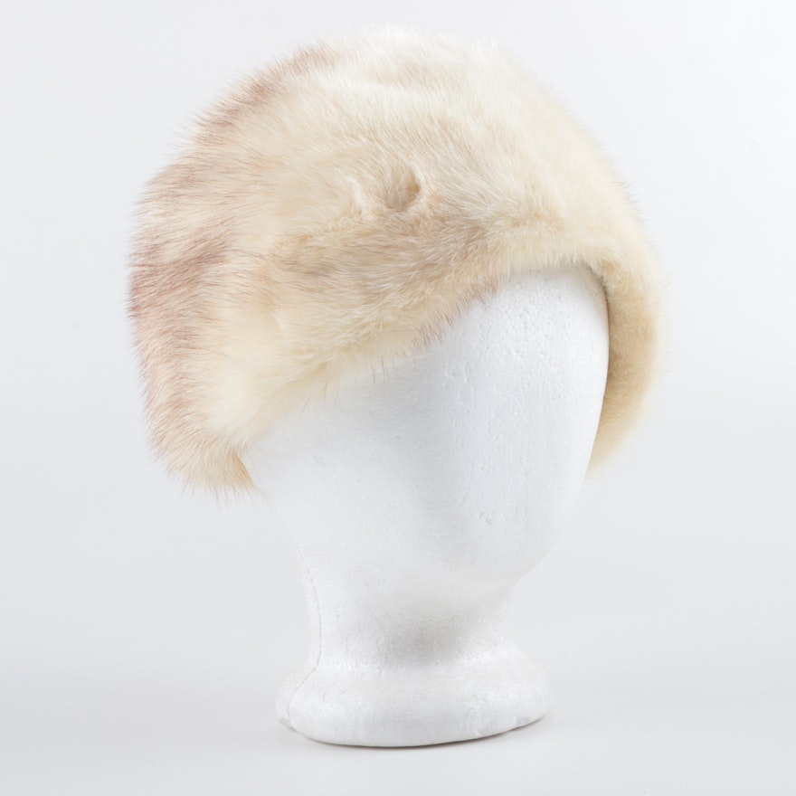 Women's Vintage Miss Alice for I. Magnin Mink Fur Hat