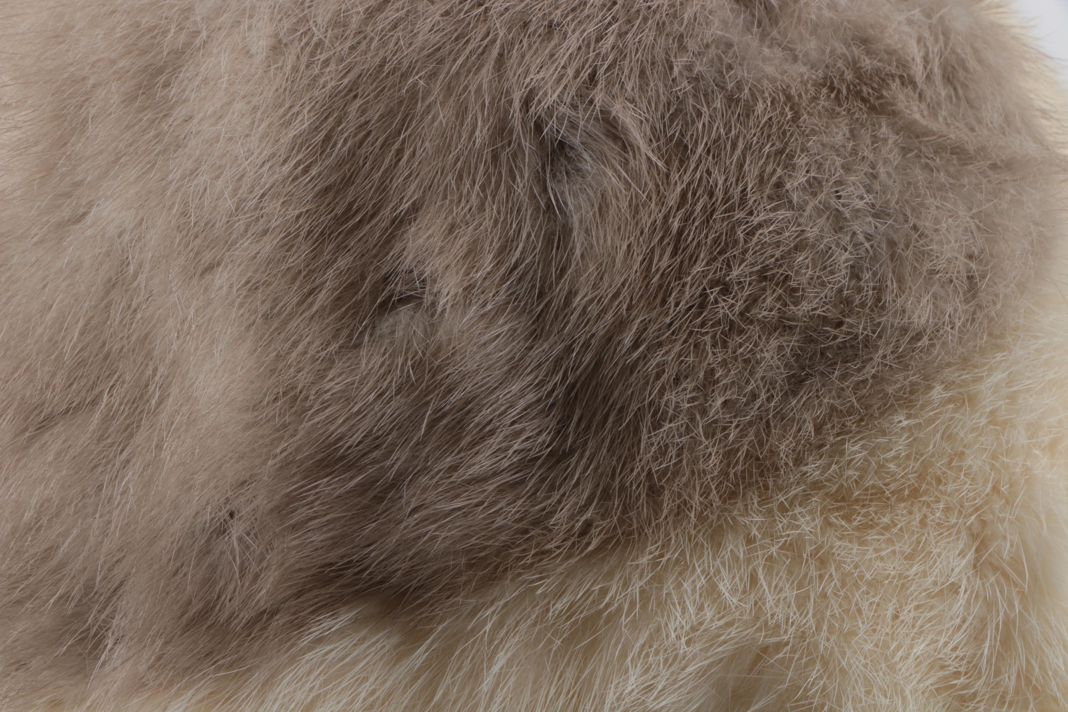 Women's Vintage Adolfo Réalités Mink Fur Cloche Cap