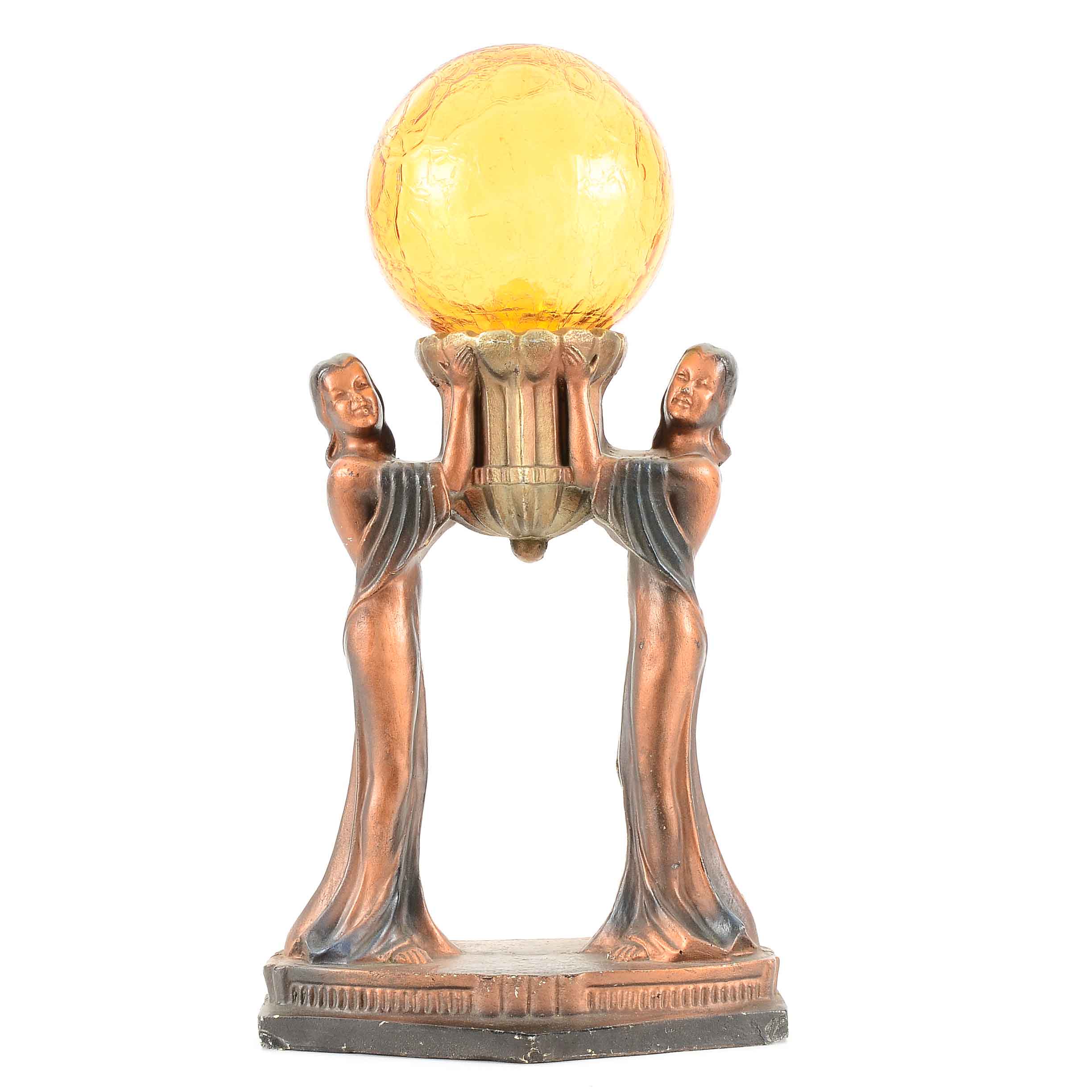 Vintage Art Deco Globe Lamp