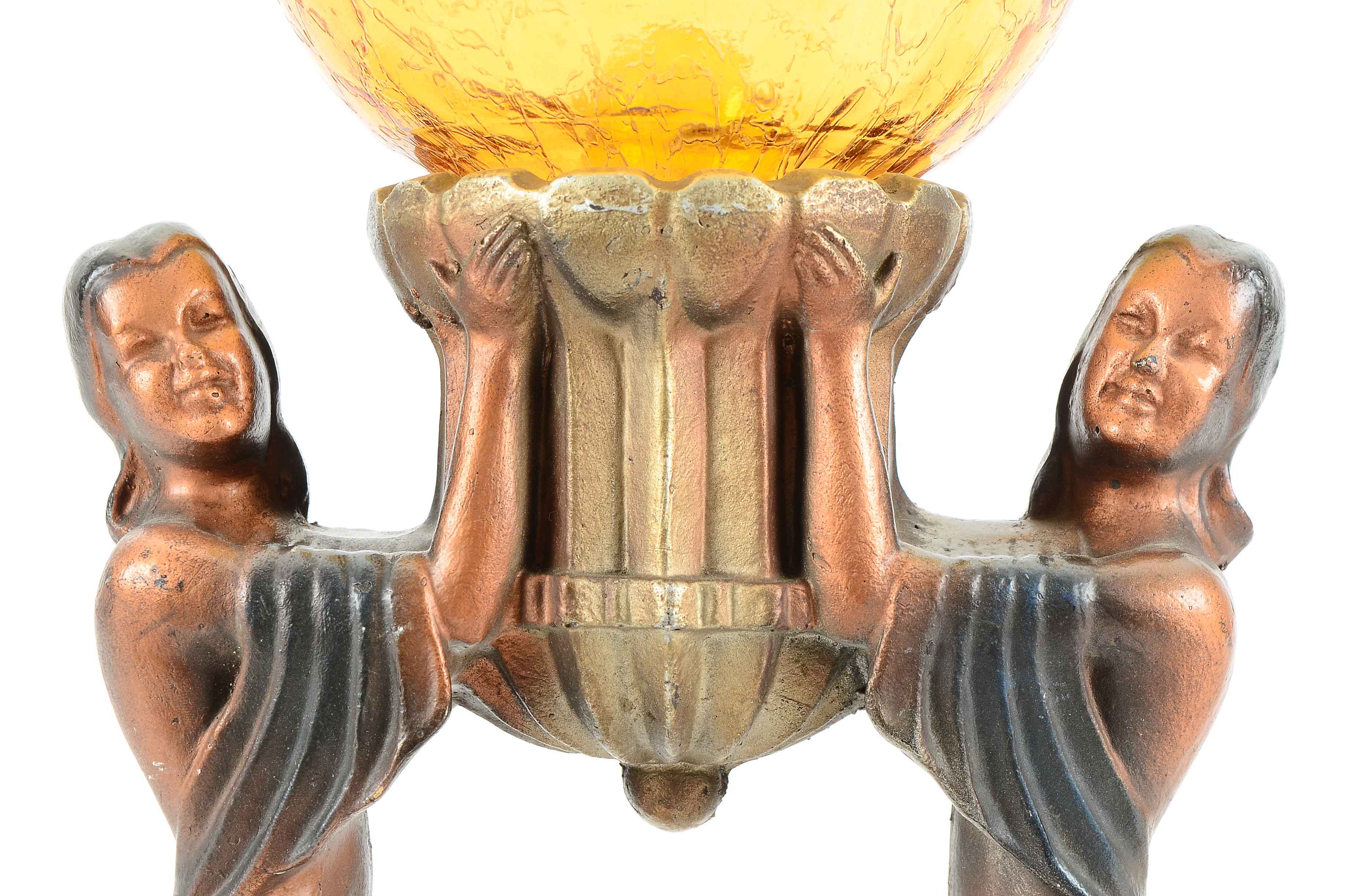 Vintage Art Deco Globe Lamp