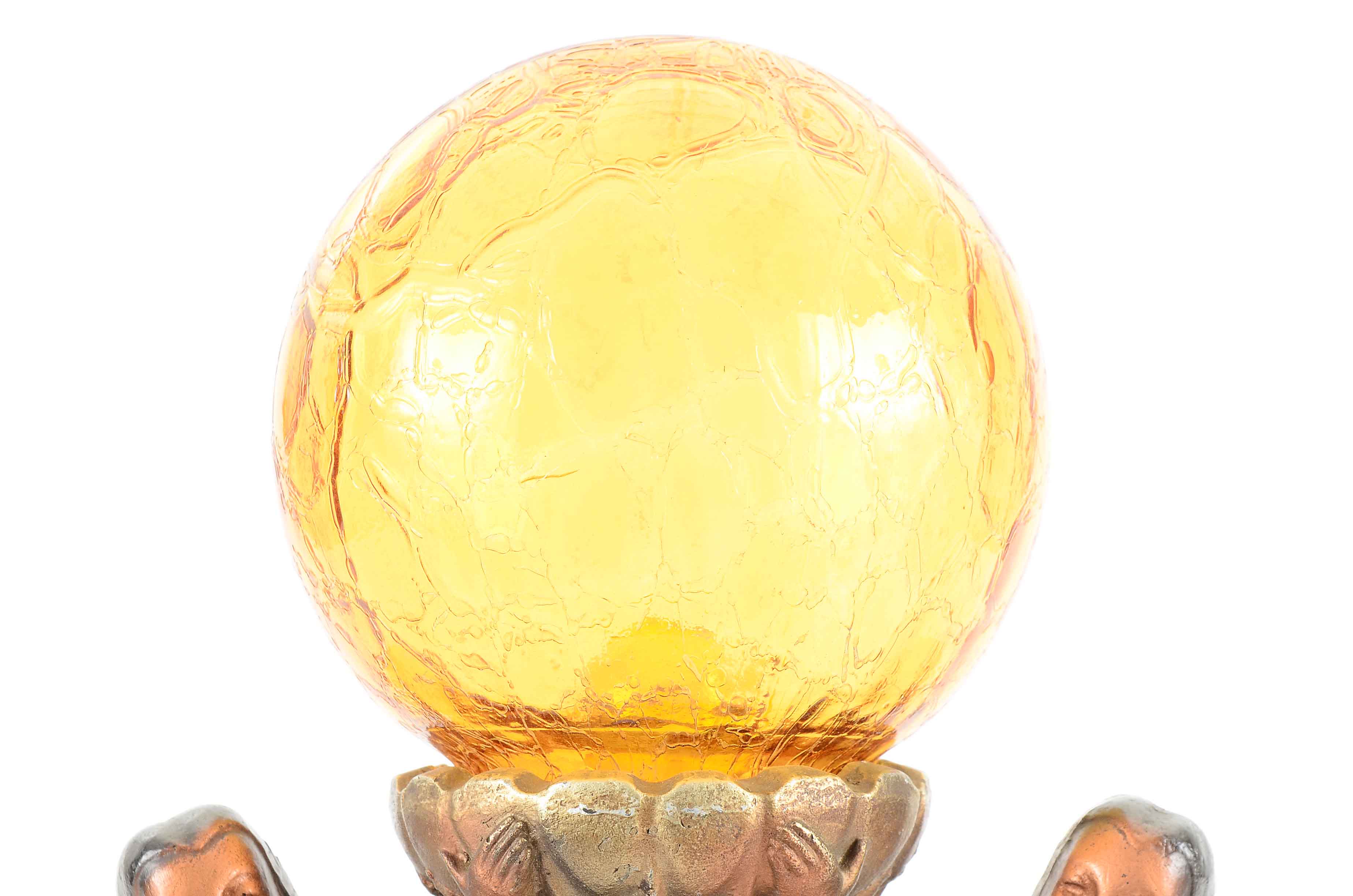 Vintage Art Deco Globe Lamp