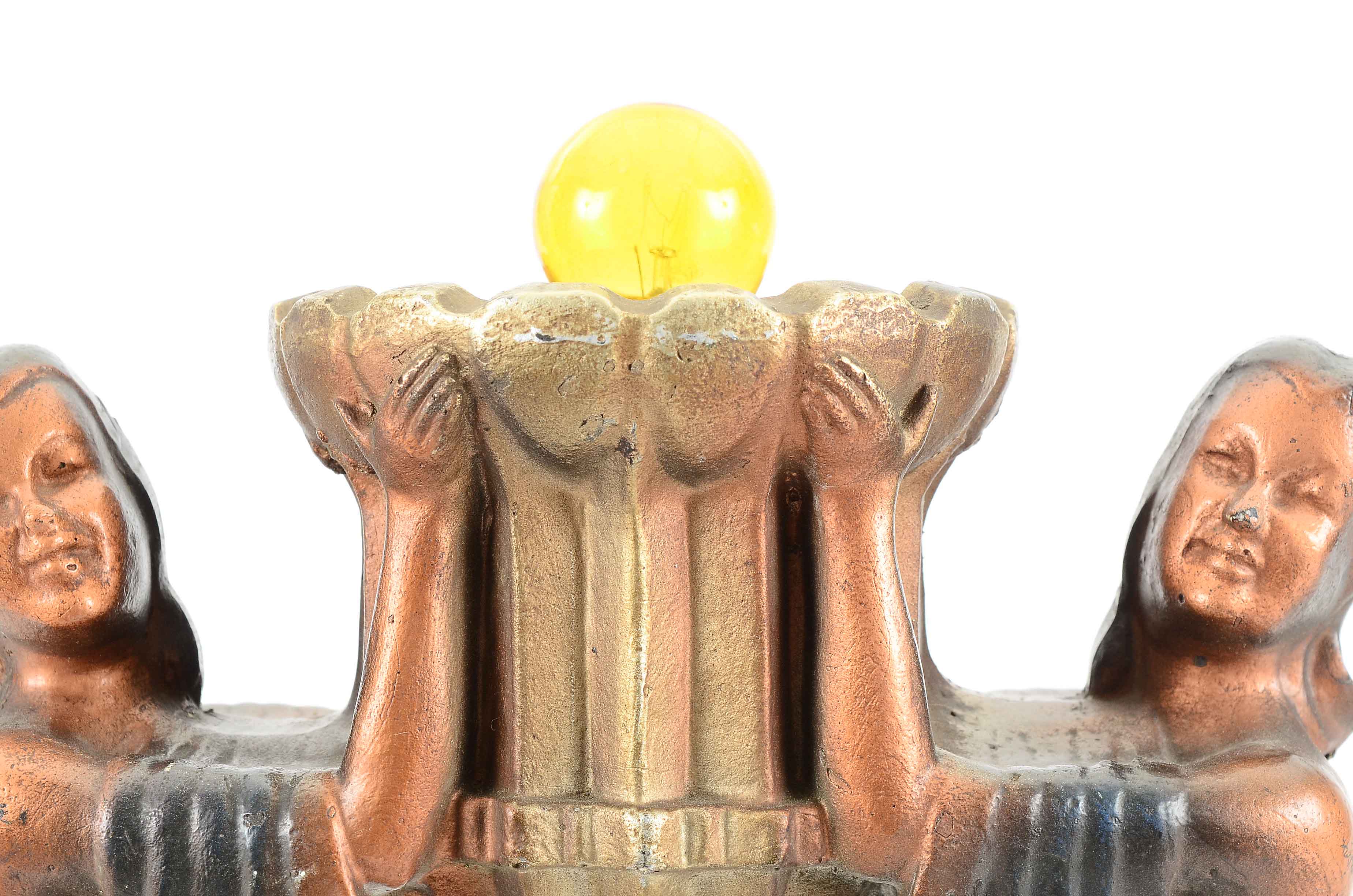 Vintage Art Deco Globe Lamp