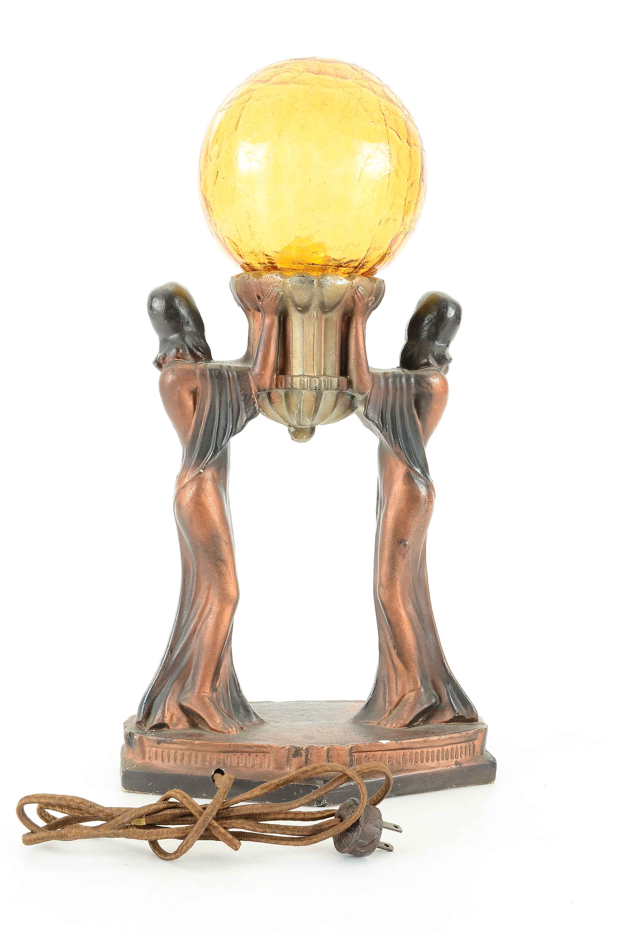 Vintage Art Deco Globe Lamp