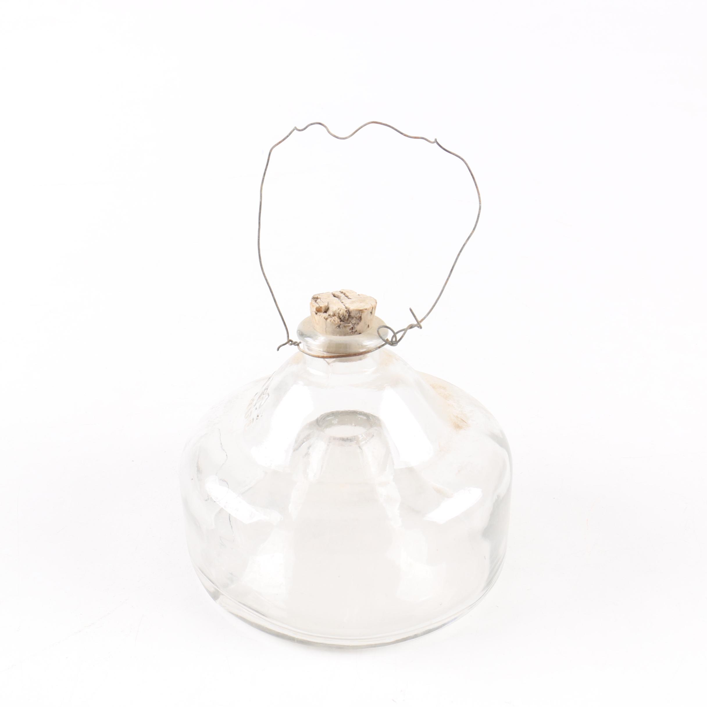 Antique MMM Glass Fly Catcher