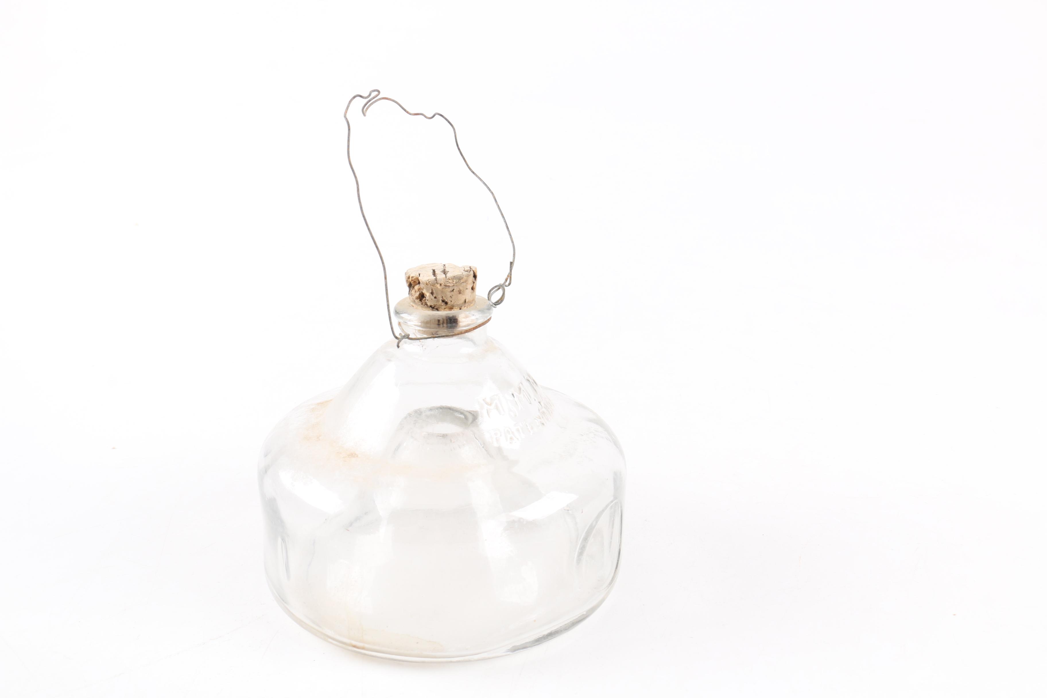 Antique MMM Glass Fly Catcher