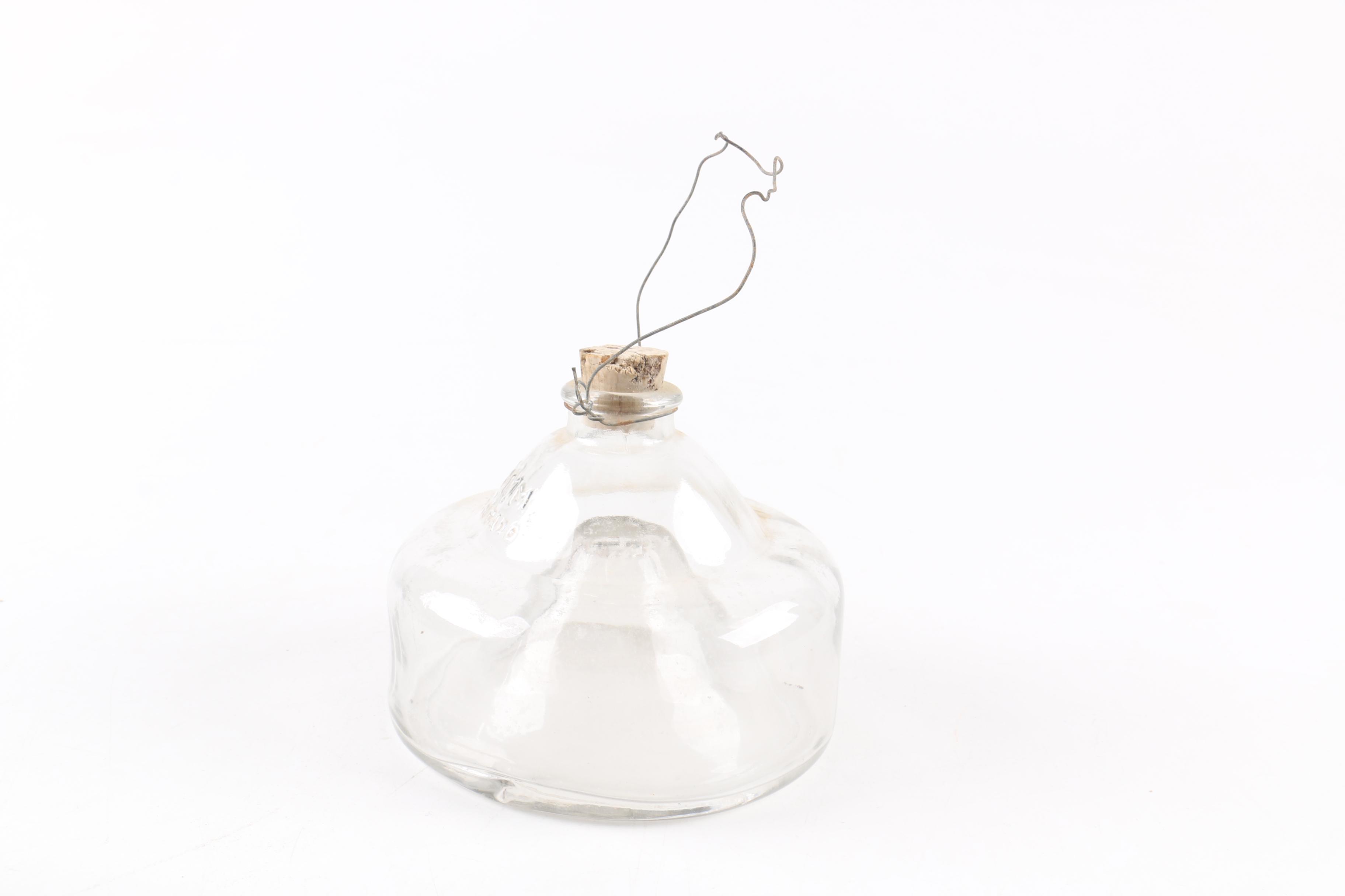 Antique MMM Glass Fly Catcher