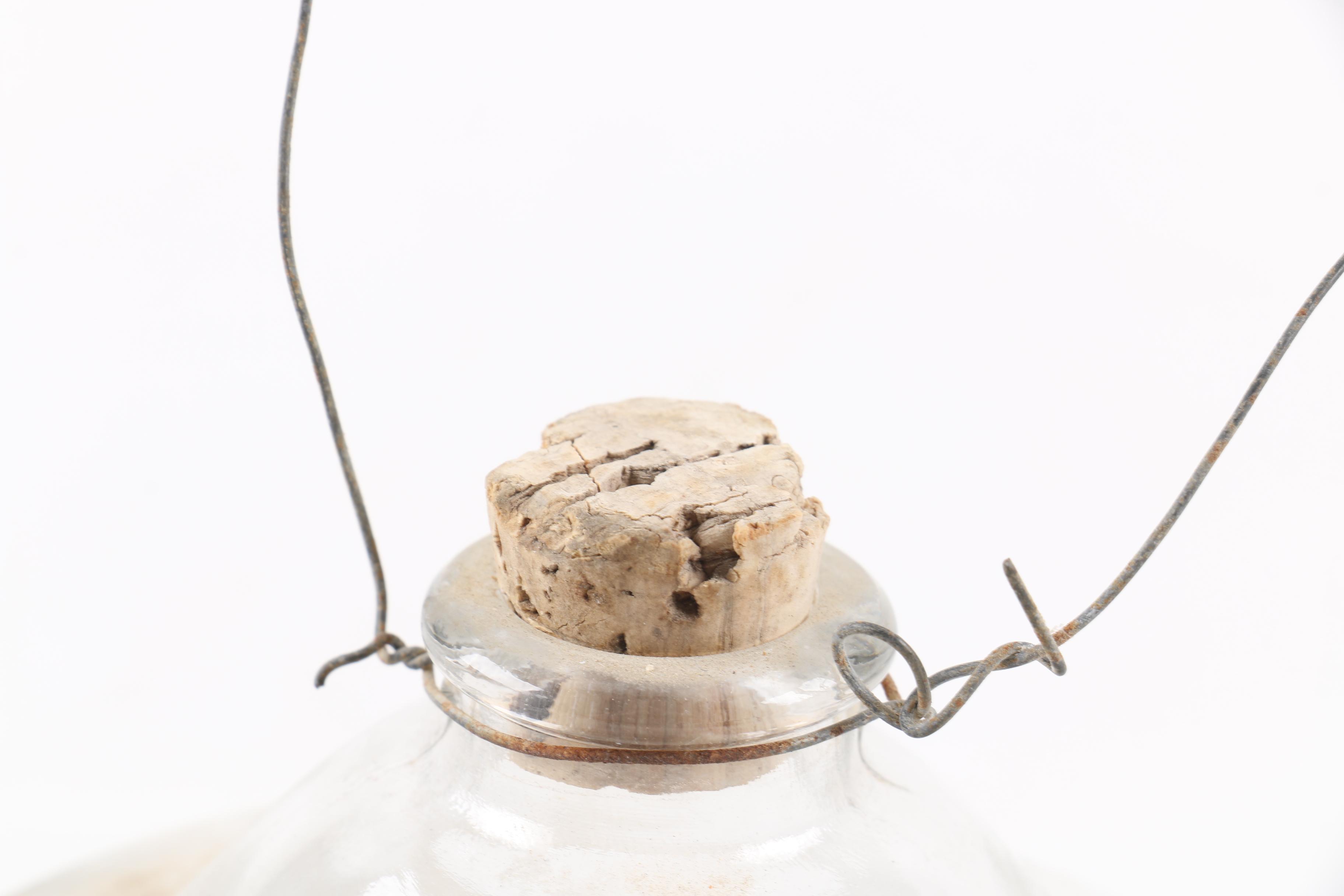 Antique MMM Glass Fly Catcher